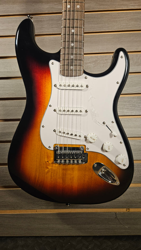 "USED" Squier AFF STRAT LRL WPG 3TS Electric Guitar