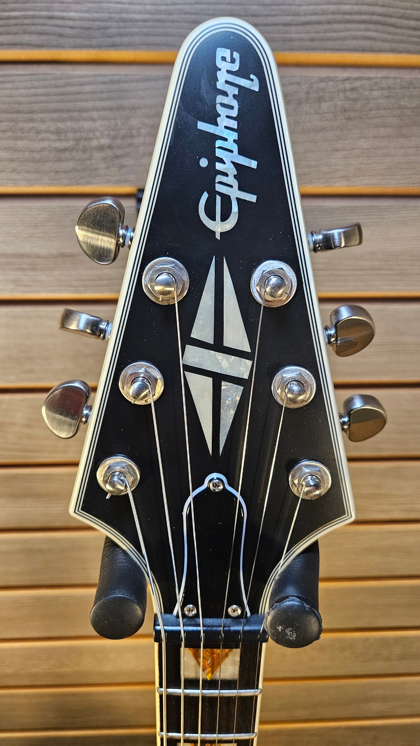 USED: Epiphone Flying V Prophecy Yellow Tiger Aged Gloss