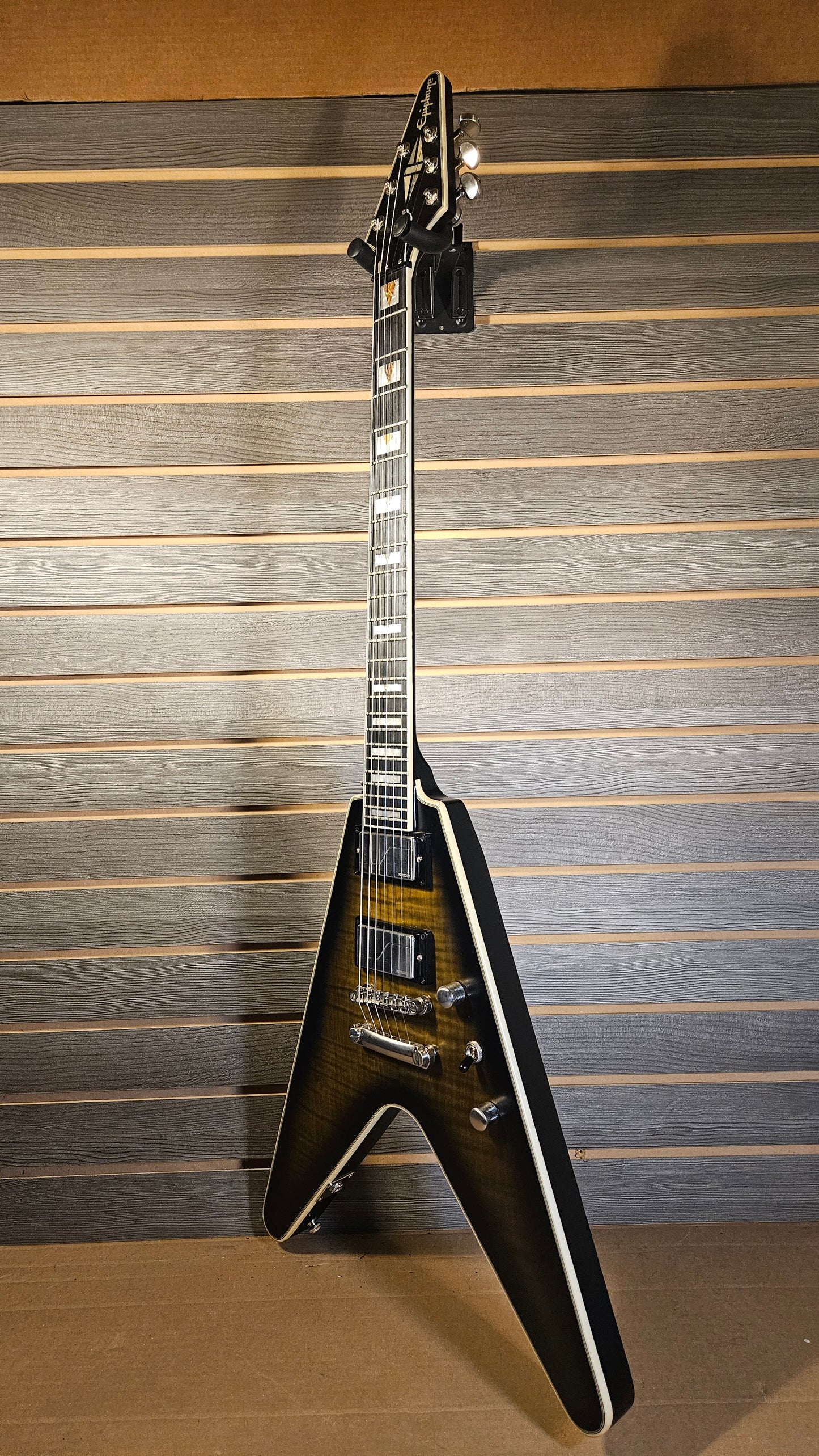 USED: Epiphone Flying V Prophecy Yellow Tiger Aged Gloss