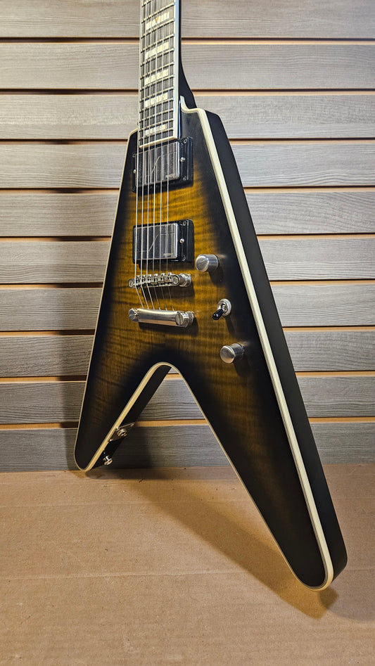 USED: Epiphone Flying V Prophecy Yellow Tiger Aged Gloss