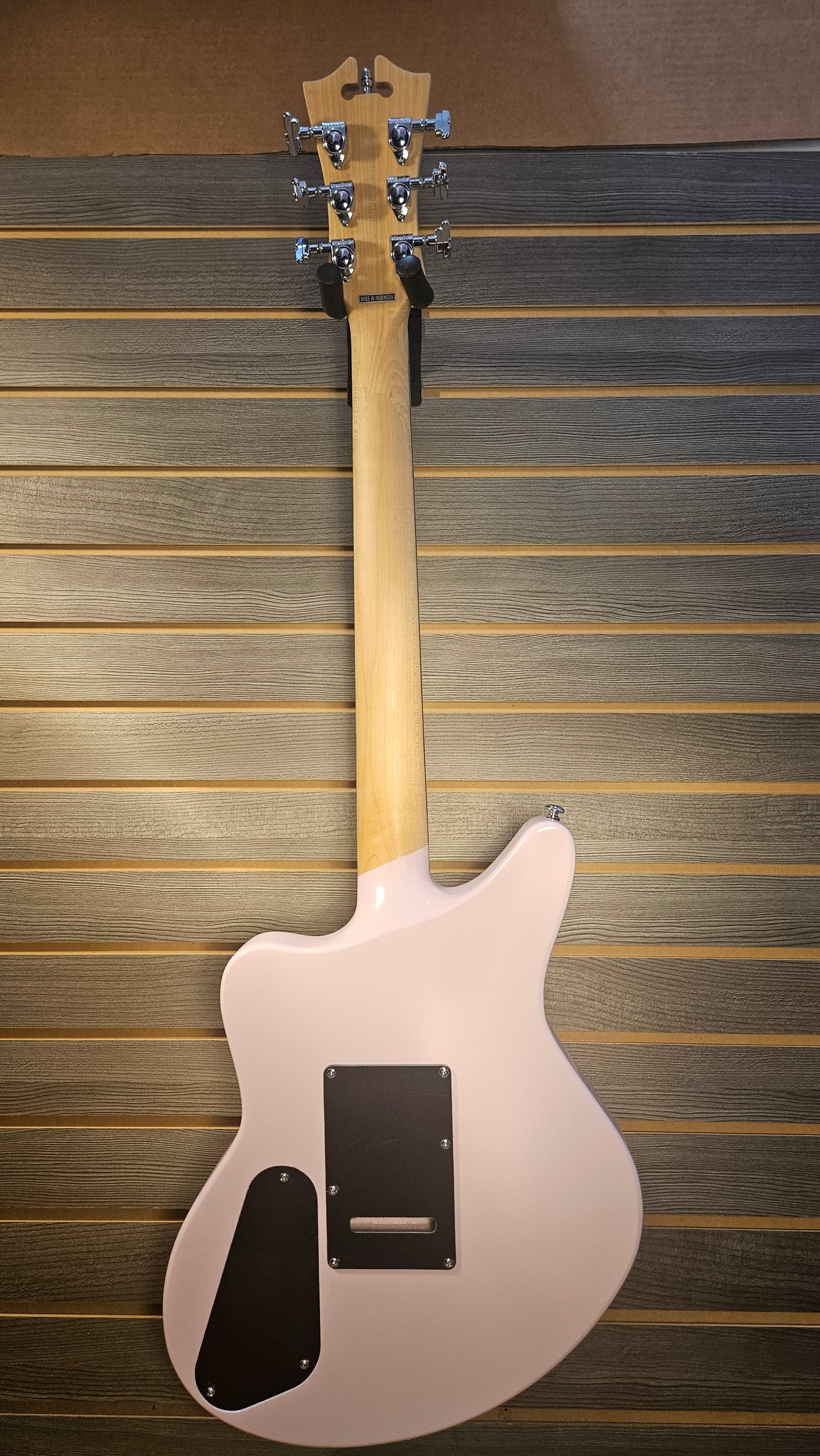Used D'Angelico Premier Series Electric Guitar In Pink With Gig Bag