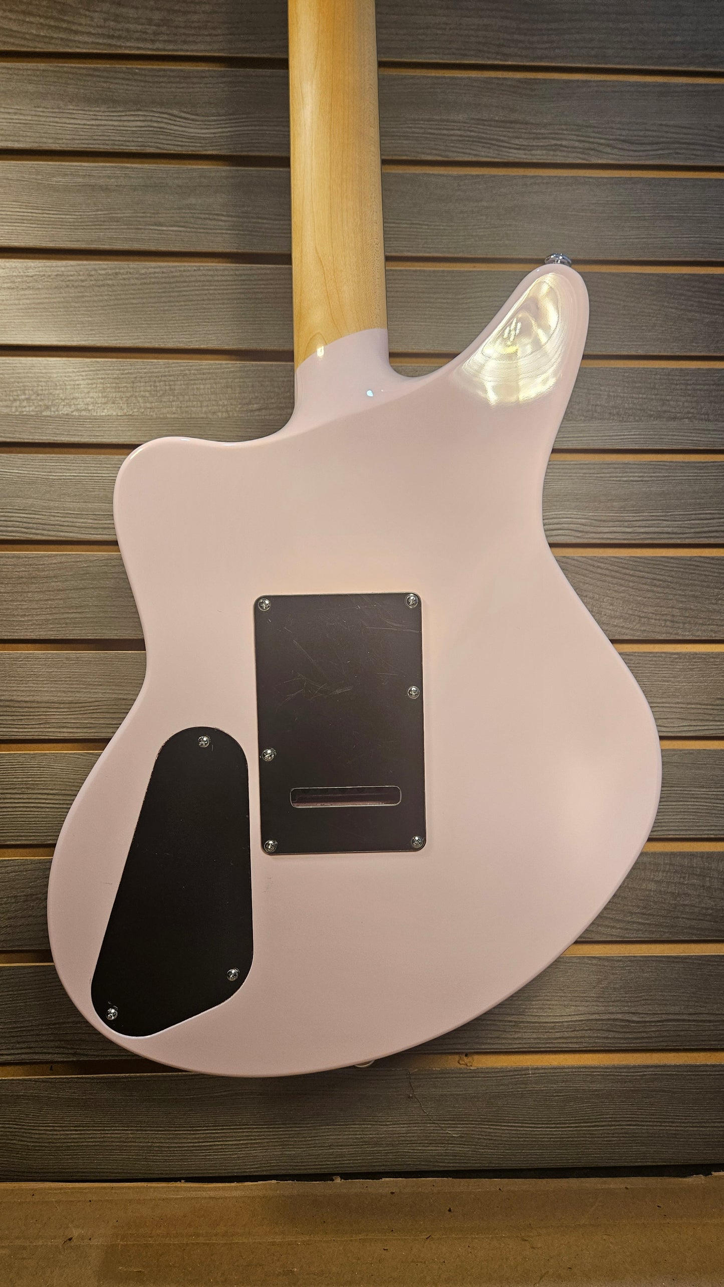 Used D'Angelico Premier Series Electric Guitar In Pink With Gig Bag