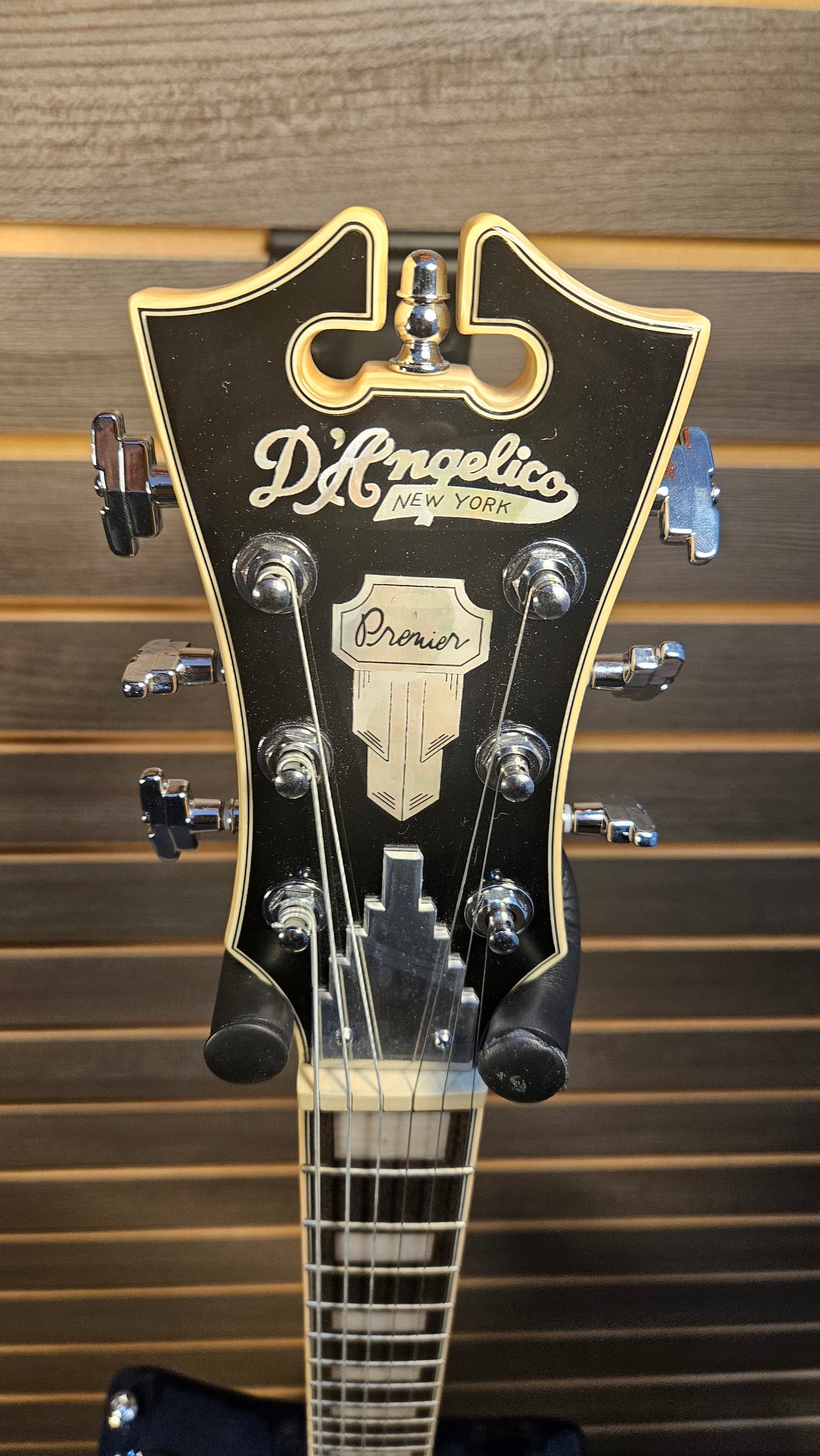 Used D'Angelico Premier Series Electric Guitar Navy Blue With Gig Bag