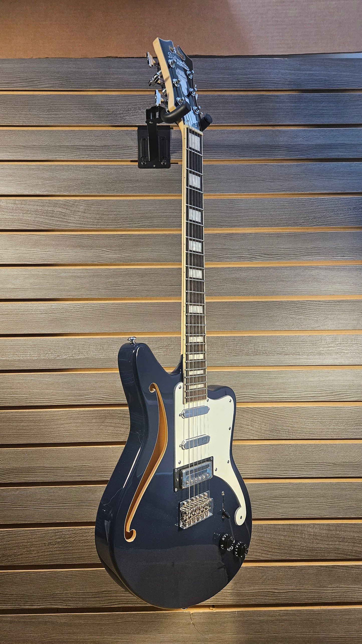 Used D'Angelico Premier Series Electric Guitar Navy Blue With Gig Bag