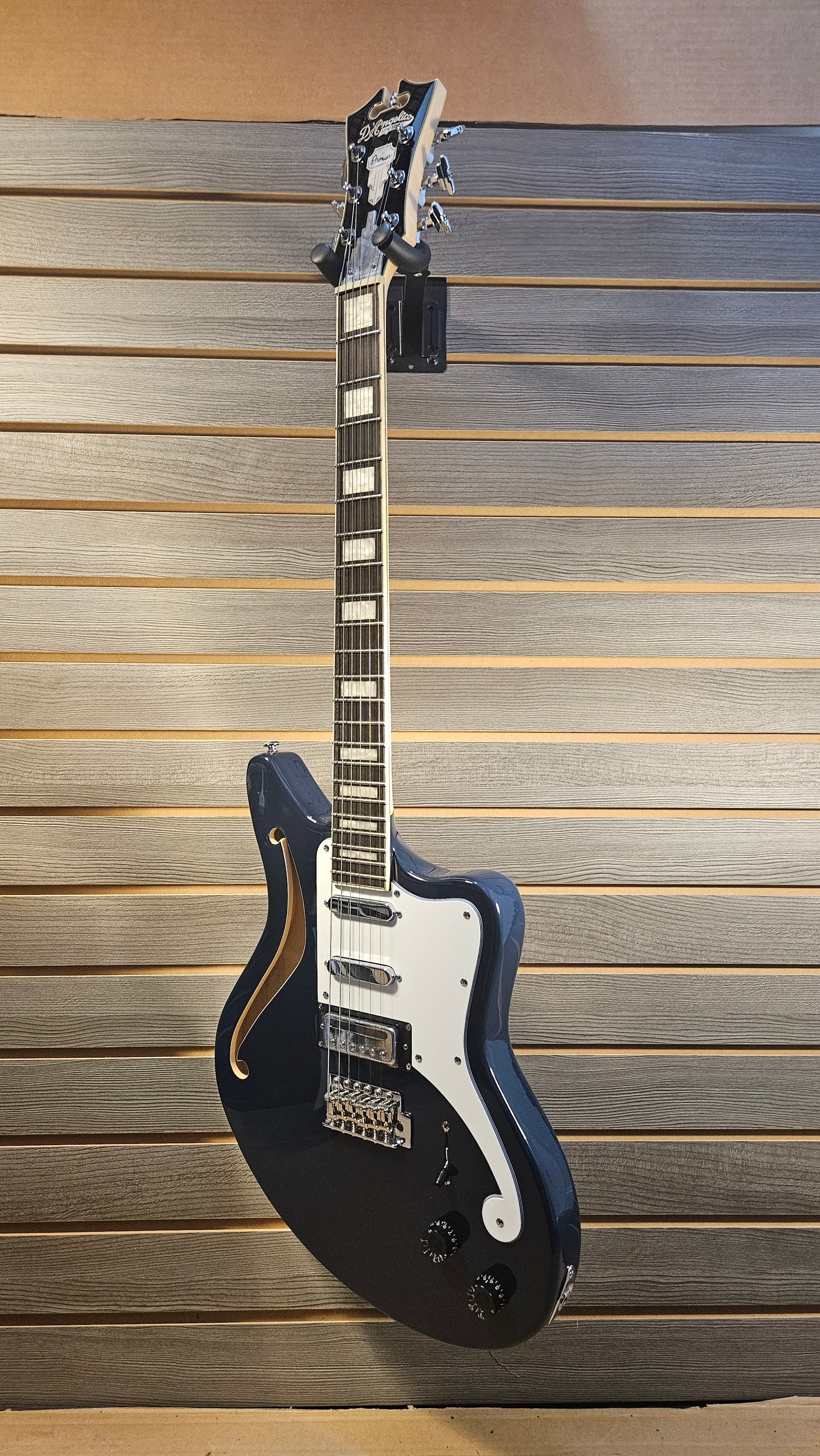 Used D'Angelico Premier Series Electric Guitar Navy Blue With Gig Bag