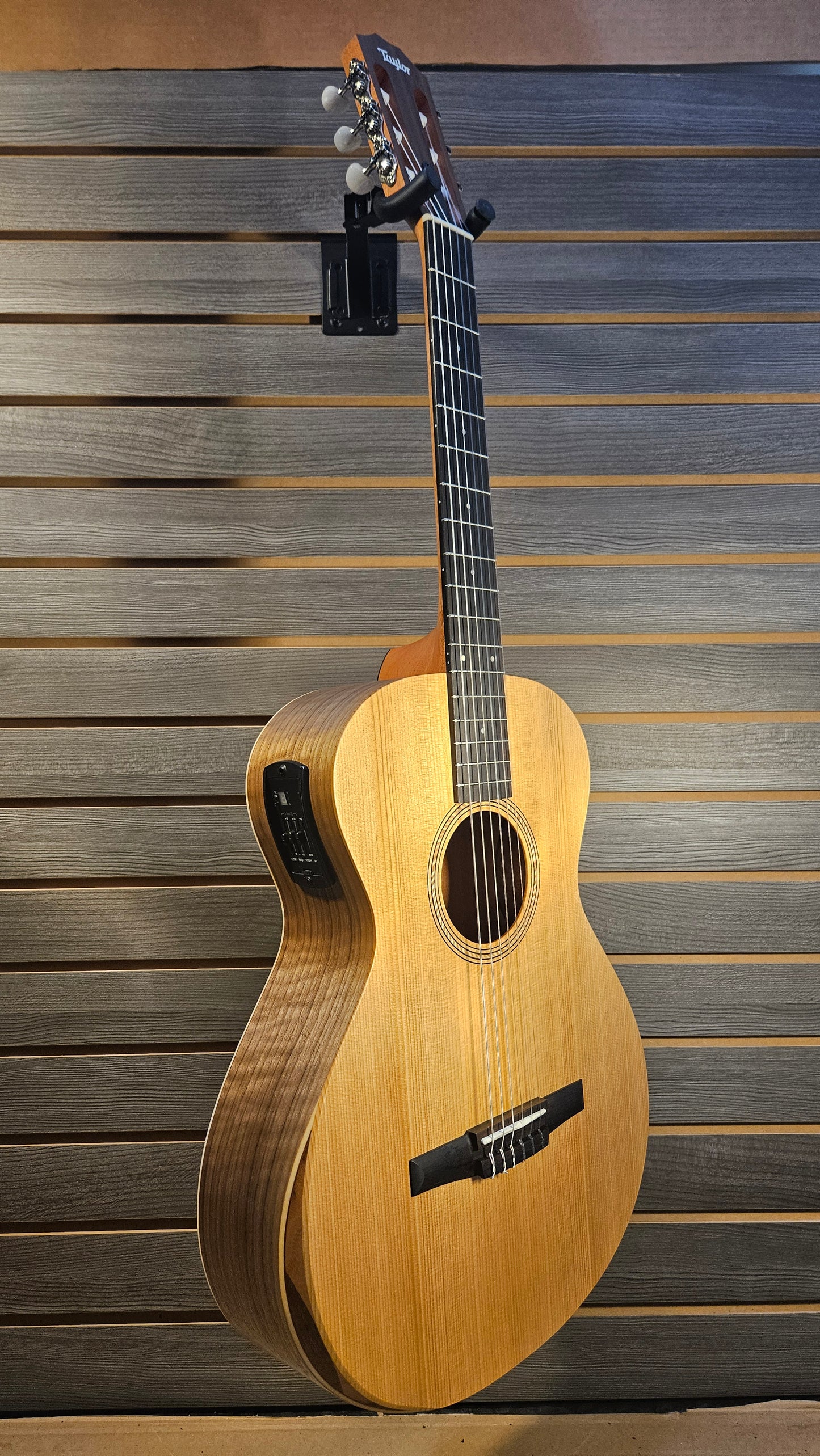 Taylor Academy 12e-n, Walnut/Spruce Nylon String Guitar