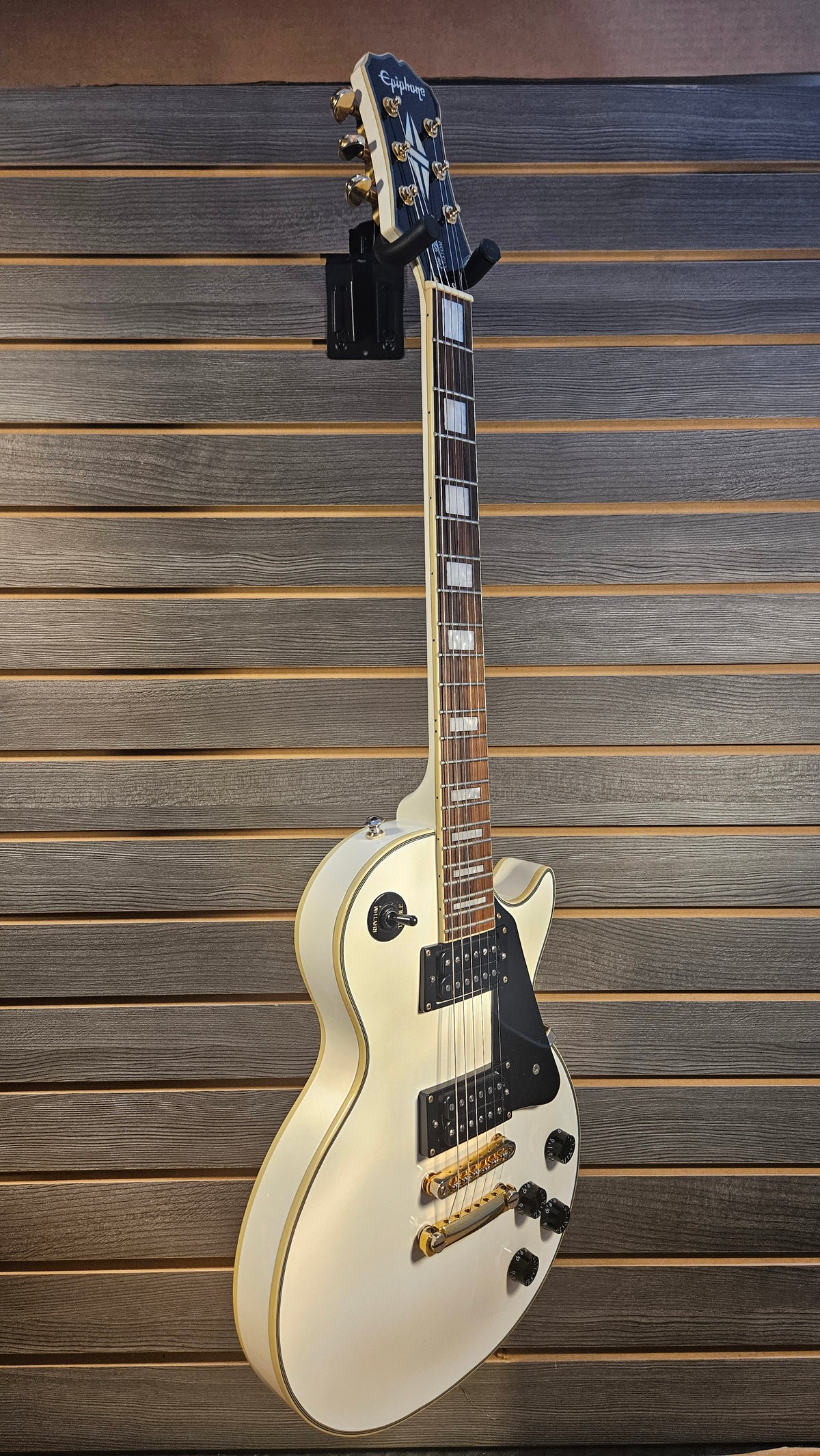 Used Epiphone Les Paul Custom White