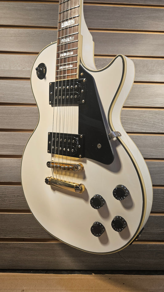 Used Epiphone Les Paul Custom White