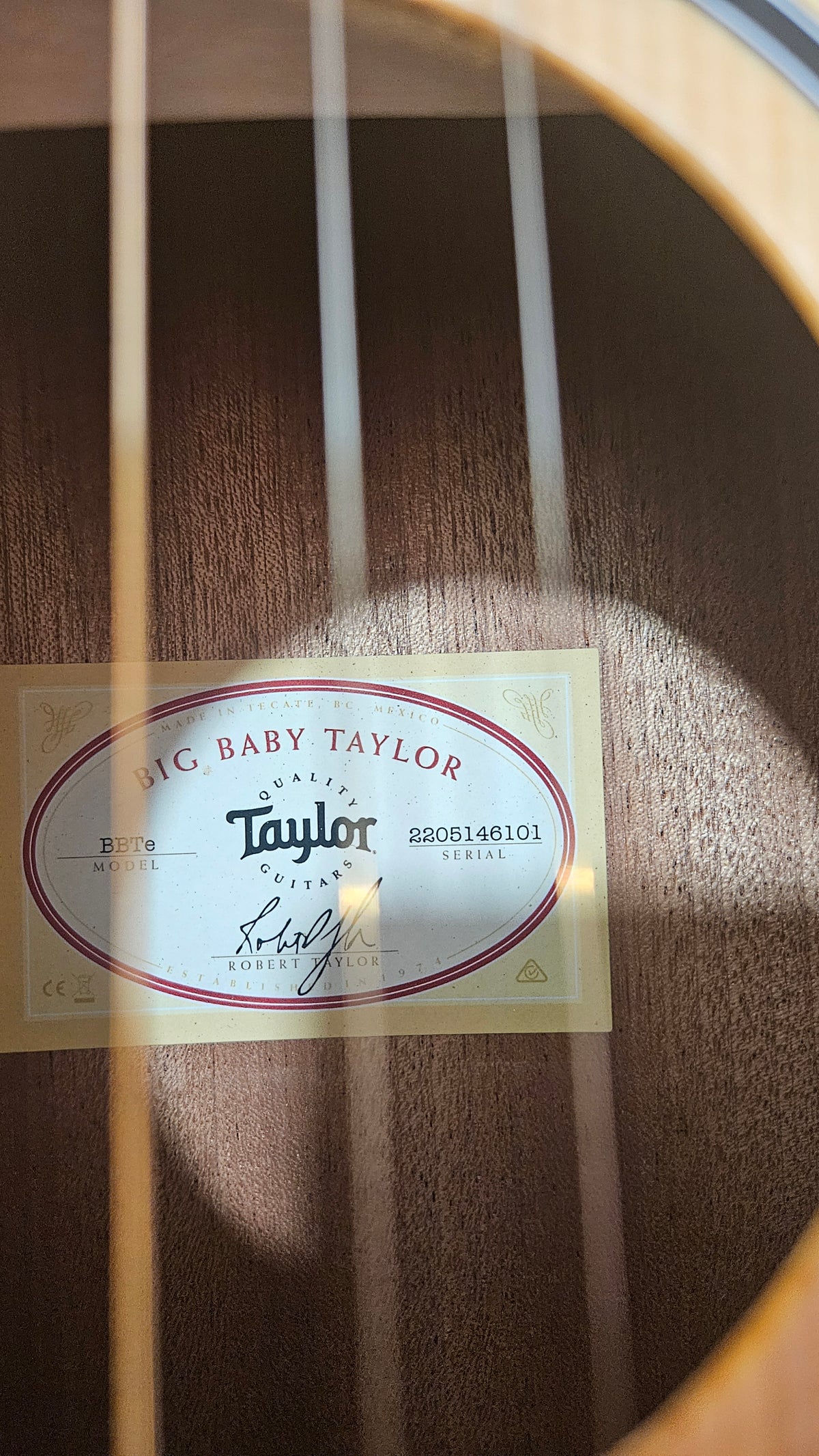 Taylor BBTe, Walnut Acoustic Guitar