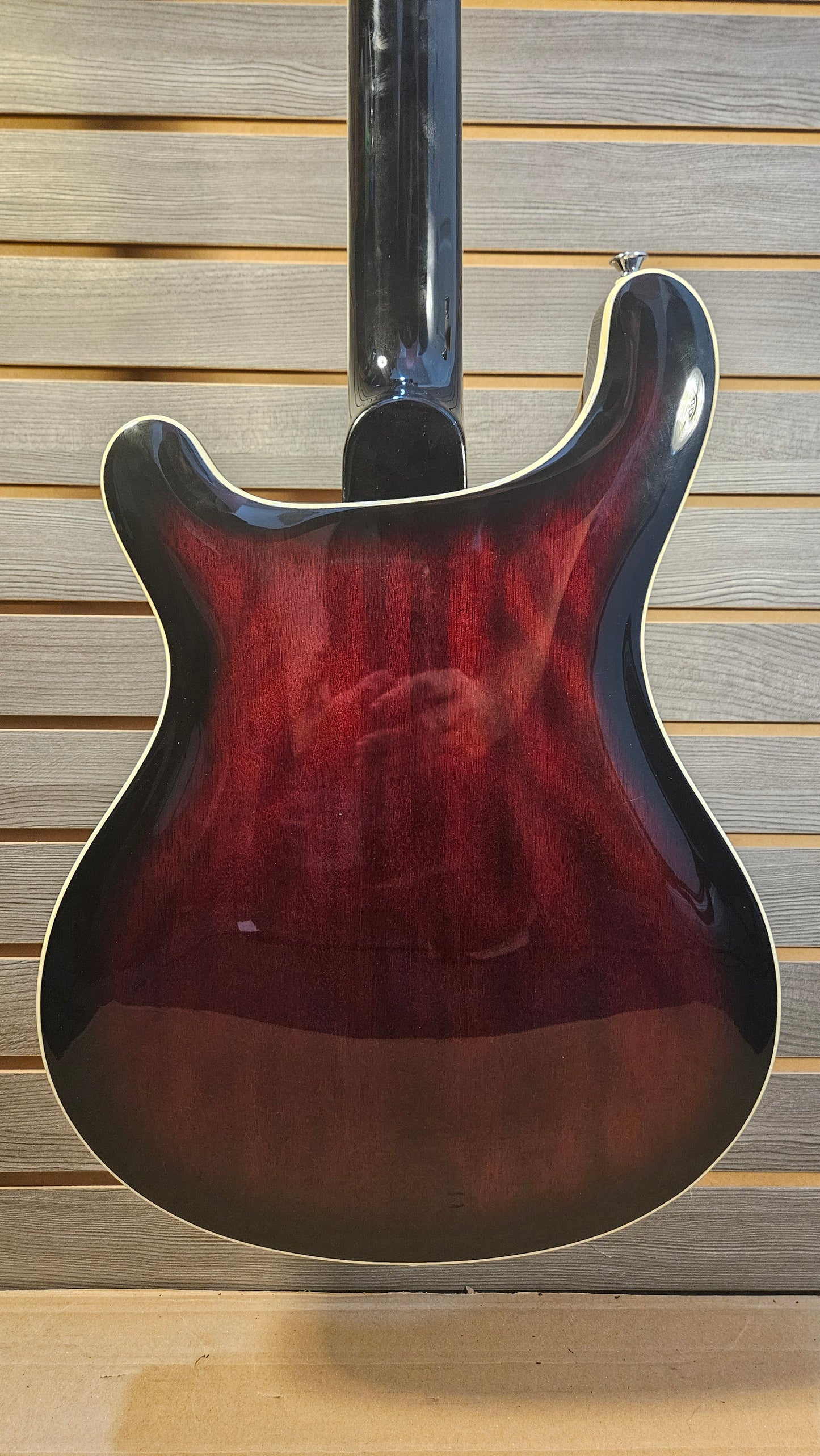 Used PRS SE Hollow Body Fired Red Burst With Hard Case
