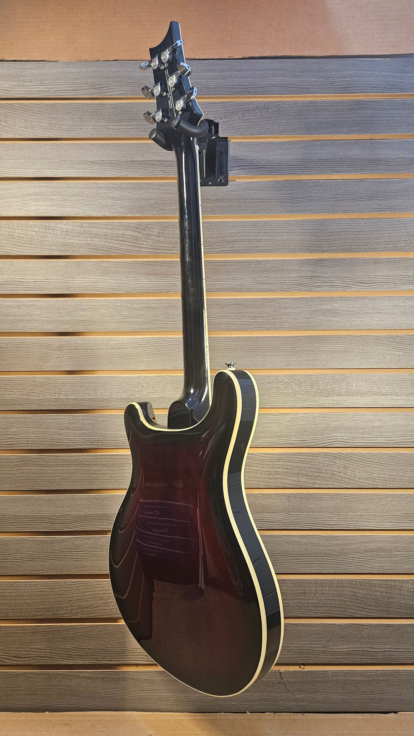 Used PRS SE Hollow Body Fired Red Burst With Hard Case