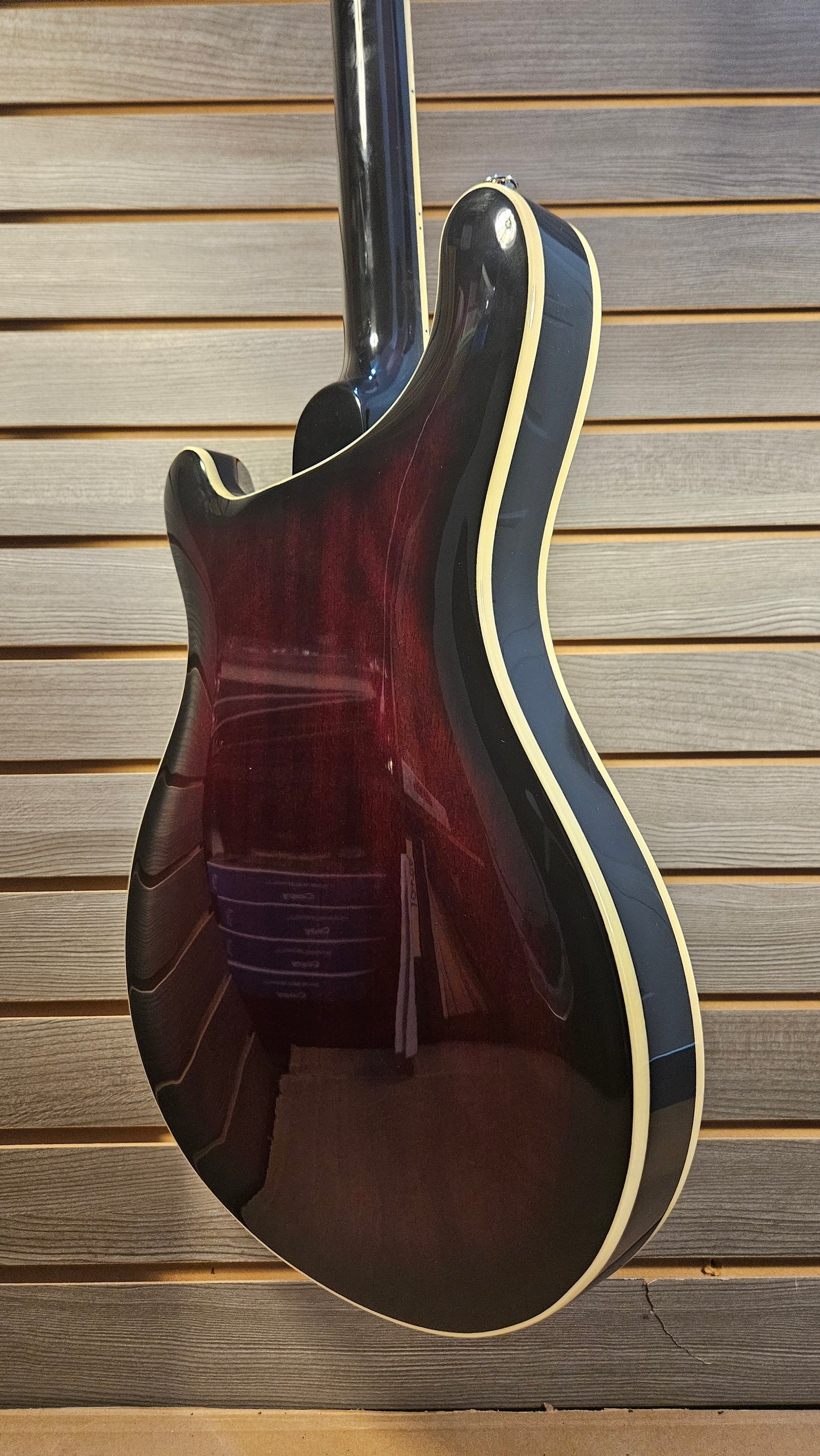 Used PRS SE Hollow Body Fired Red Burst With Hard Case
