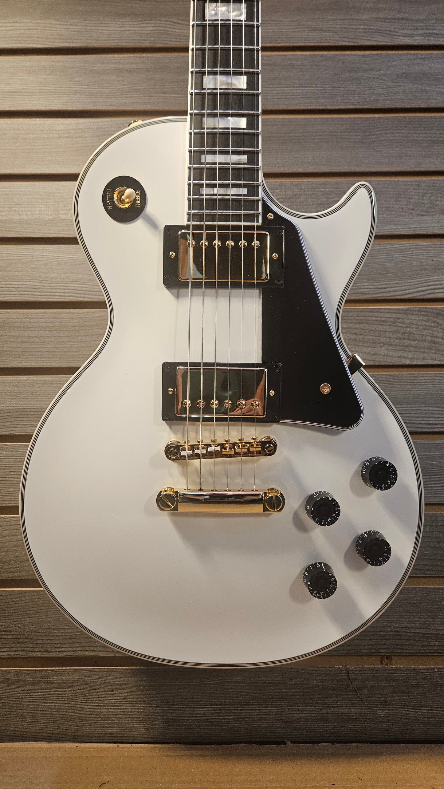 Epiphone Les Paul Custom White With Hard Case