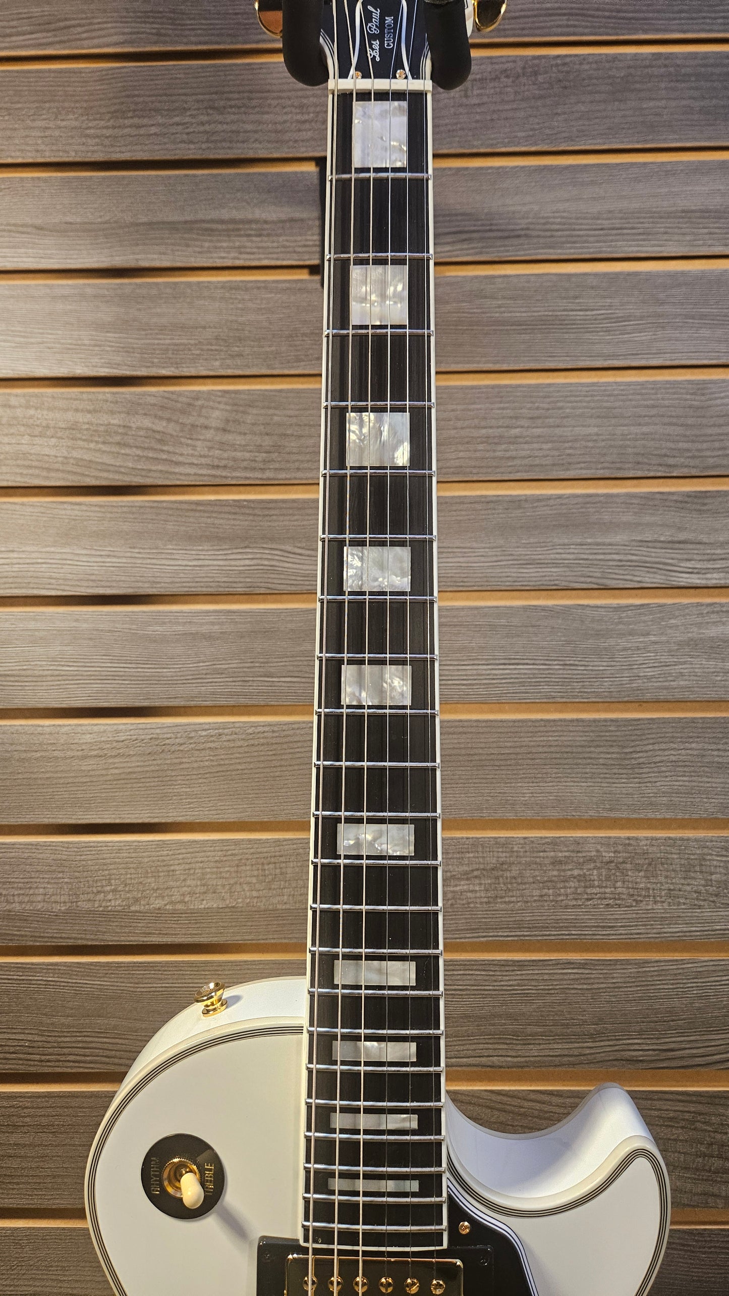 Epiphone Les Paul Custom White With Hard Case