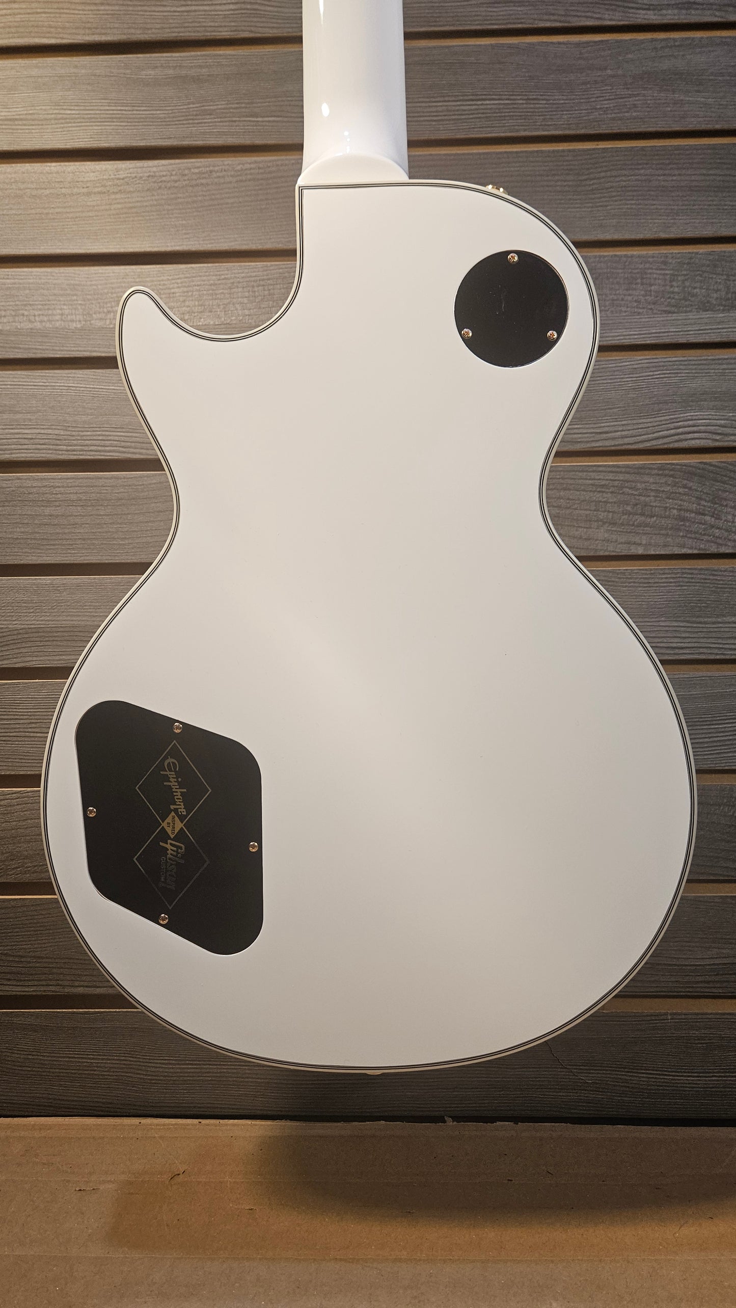 Epiphone Les Paul Custom White With Hard Case