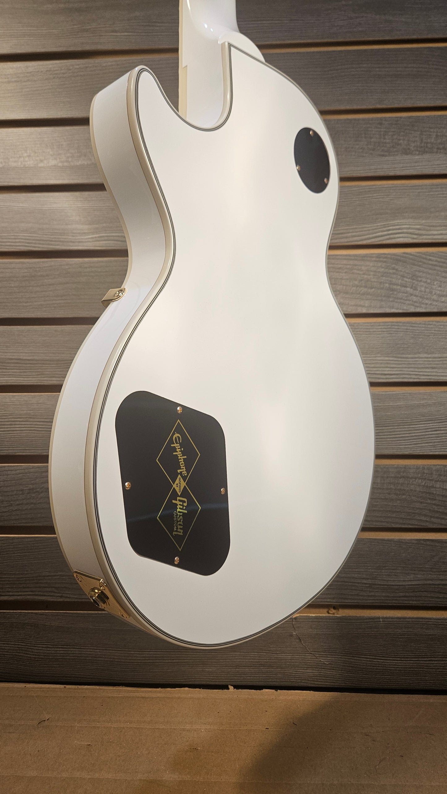 Epiphone Les Paul Custom White With Hard Case