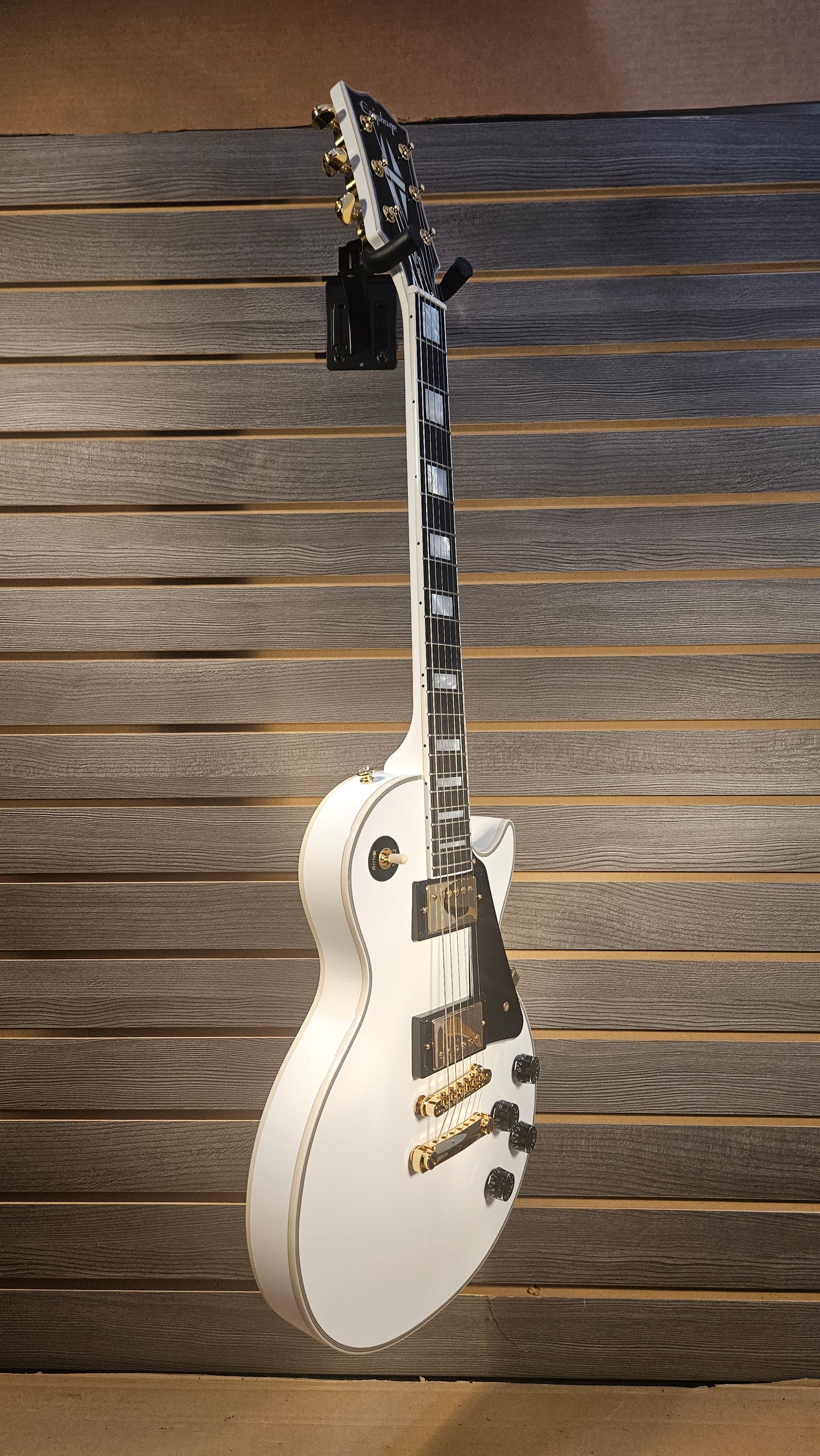 Epiphone Les Paul Custom White With Hard Case