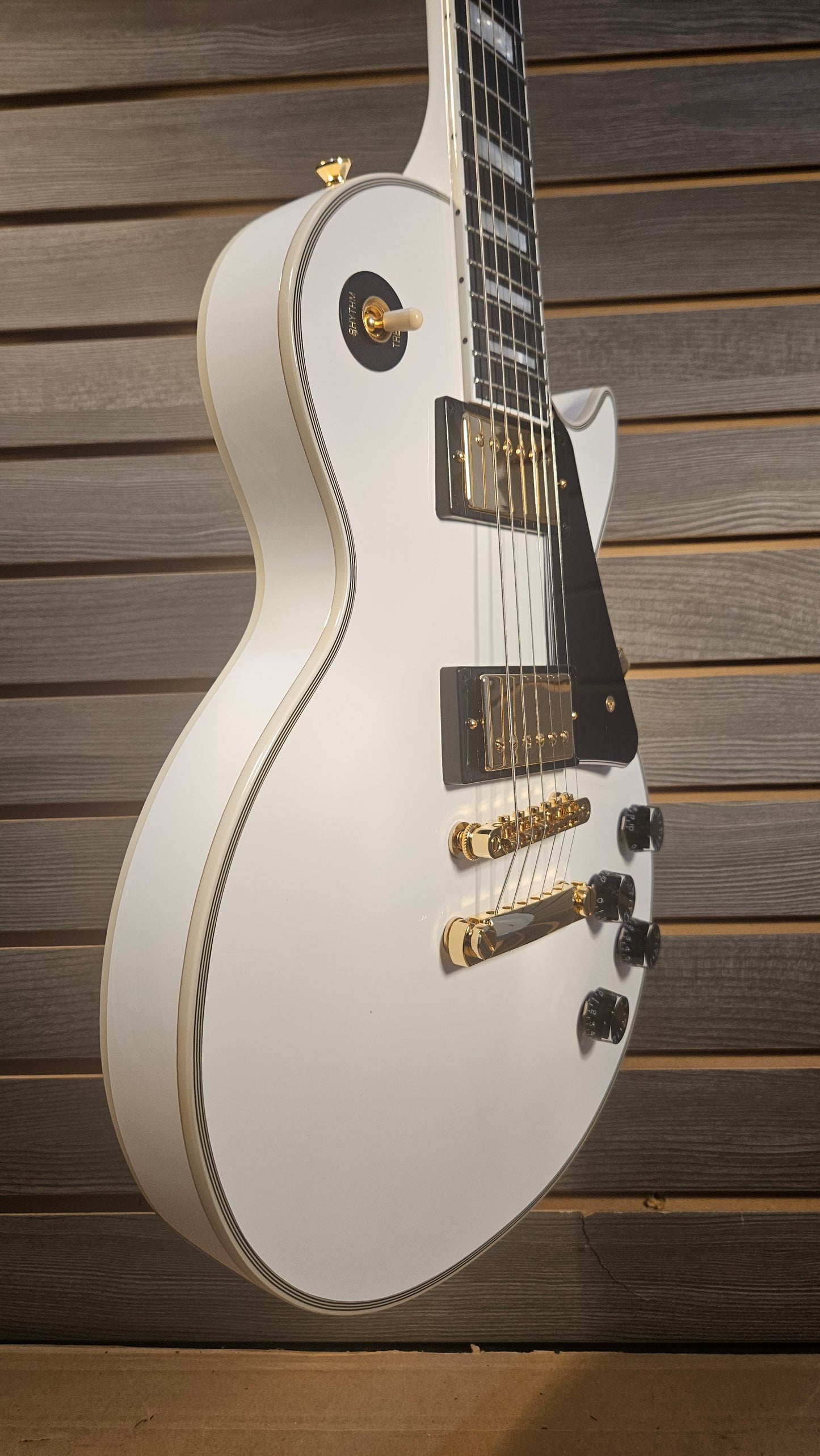 Epiphone Les Paul Custom White With Hard Case
