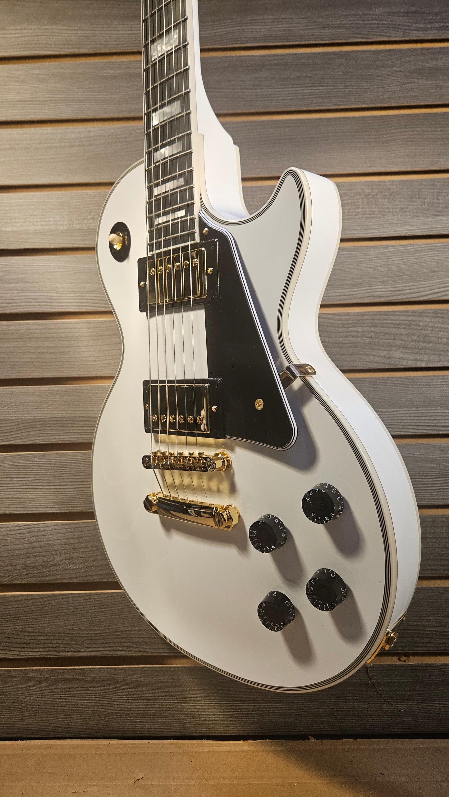 Epiphone Les Paul Custom White With Hard Case