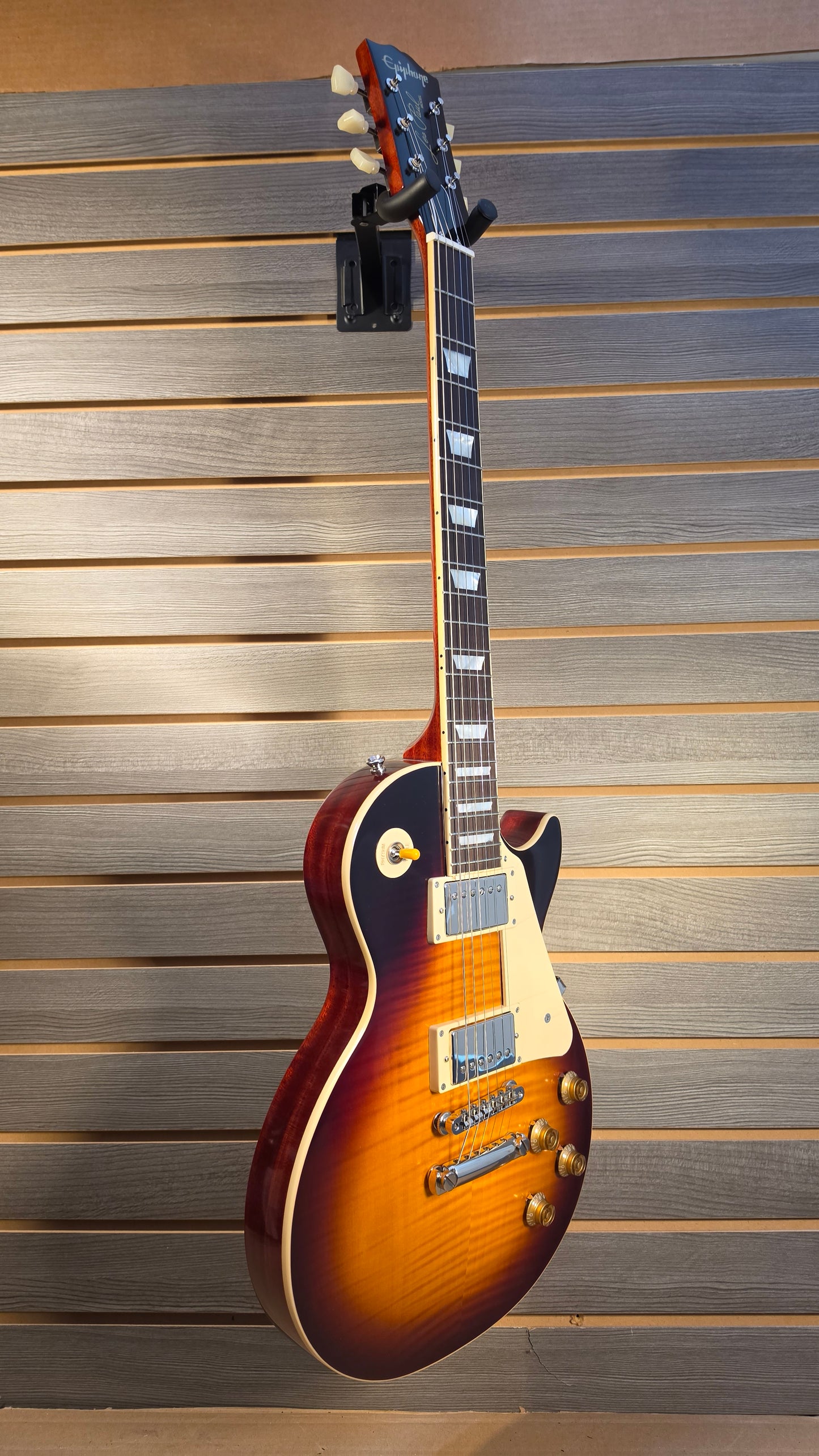 Epiphone 1959 IGC Les Paul Standard Reissue Washed Bourbon Burst With Hard Case