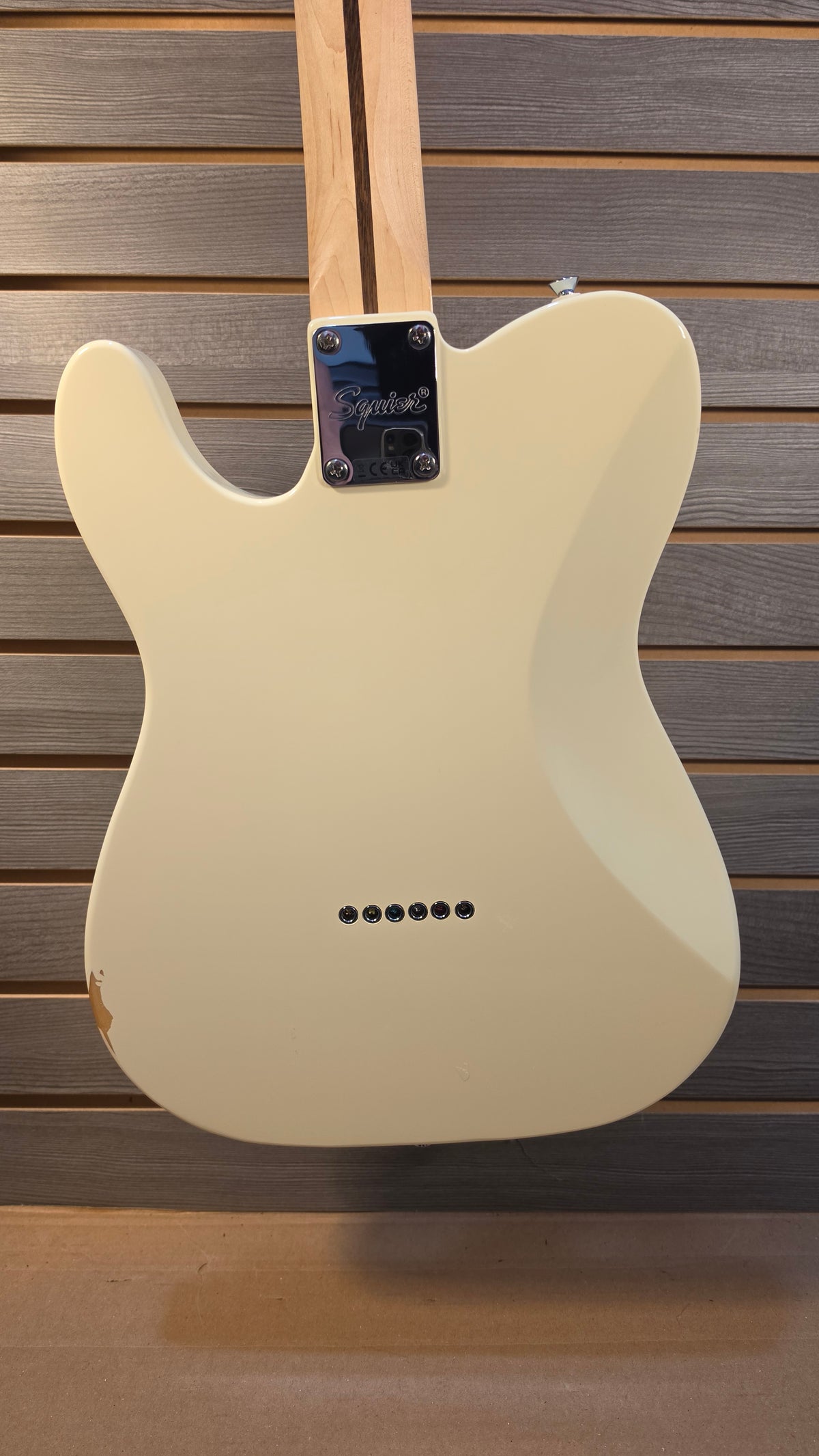 "USED" Fender Tele Squier AFF Olympic White
