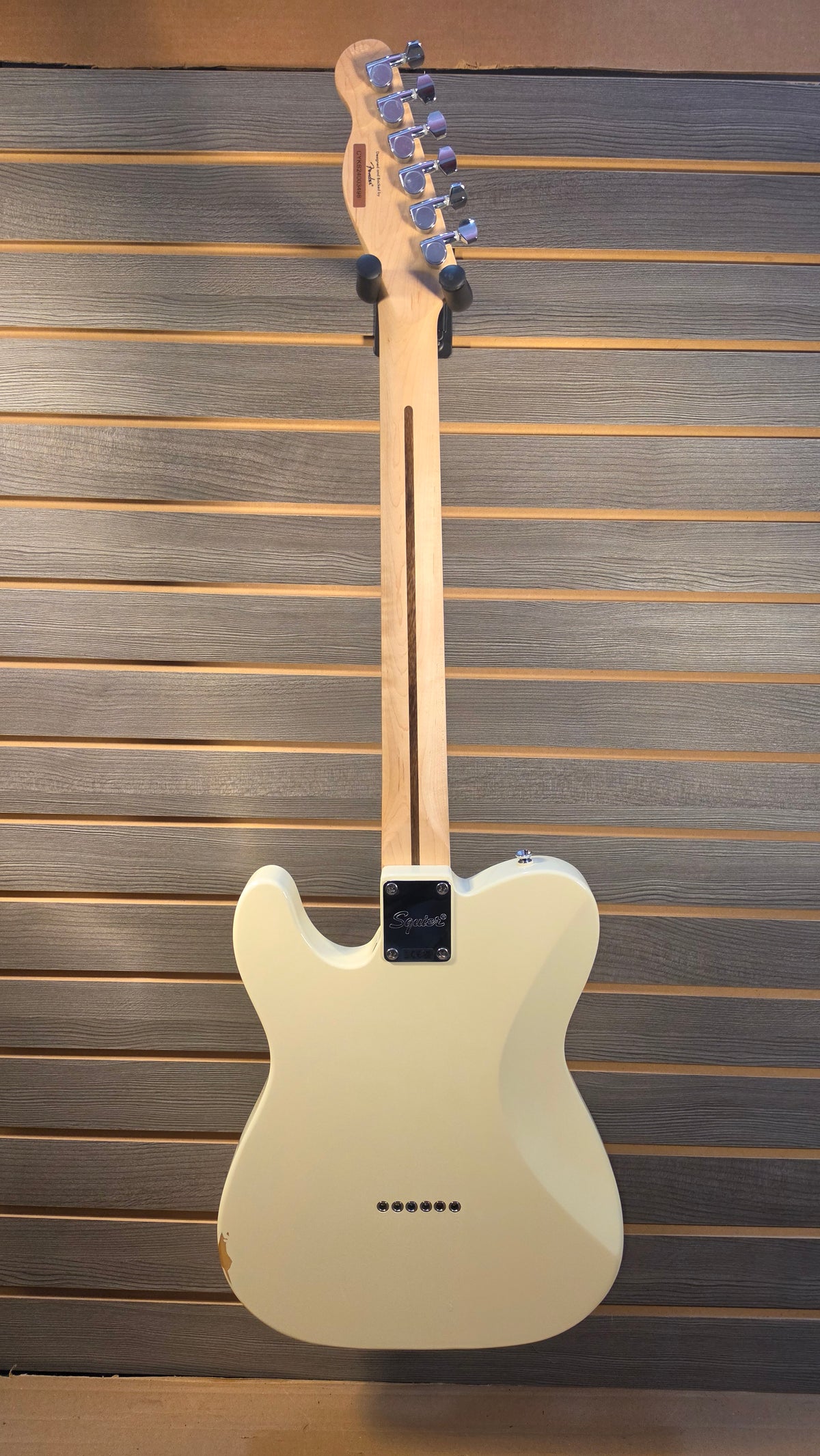 "USED" Fender Tele Squier AFF Olympic White