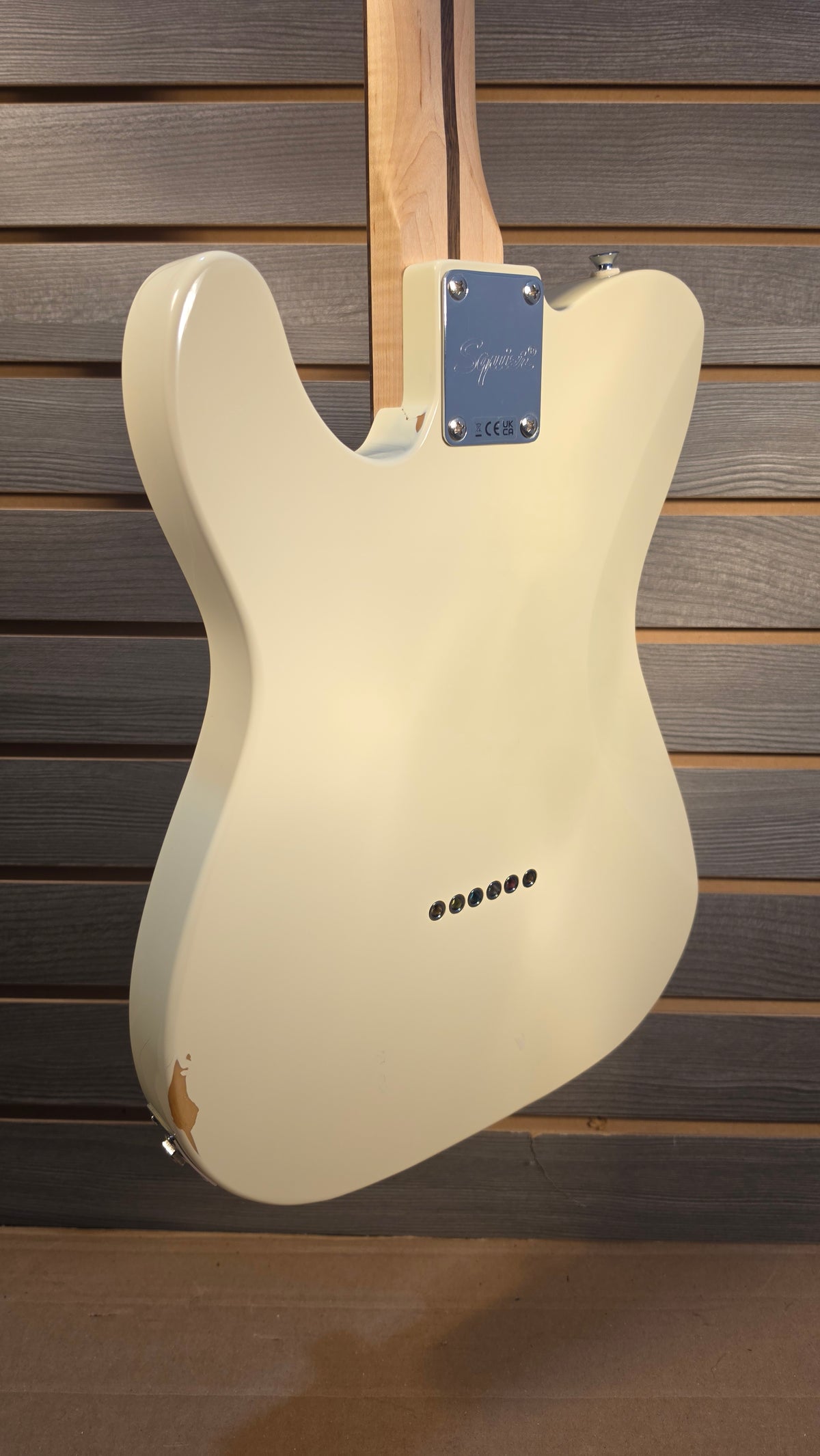 "USED" Fender Tele Squier AFF Olympic White