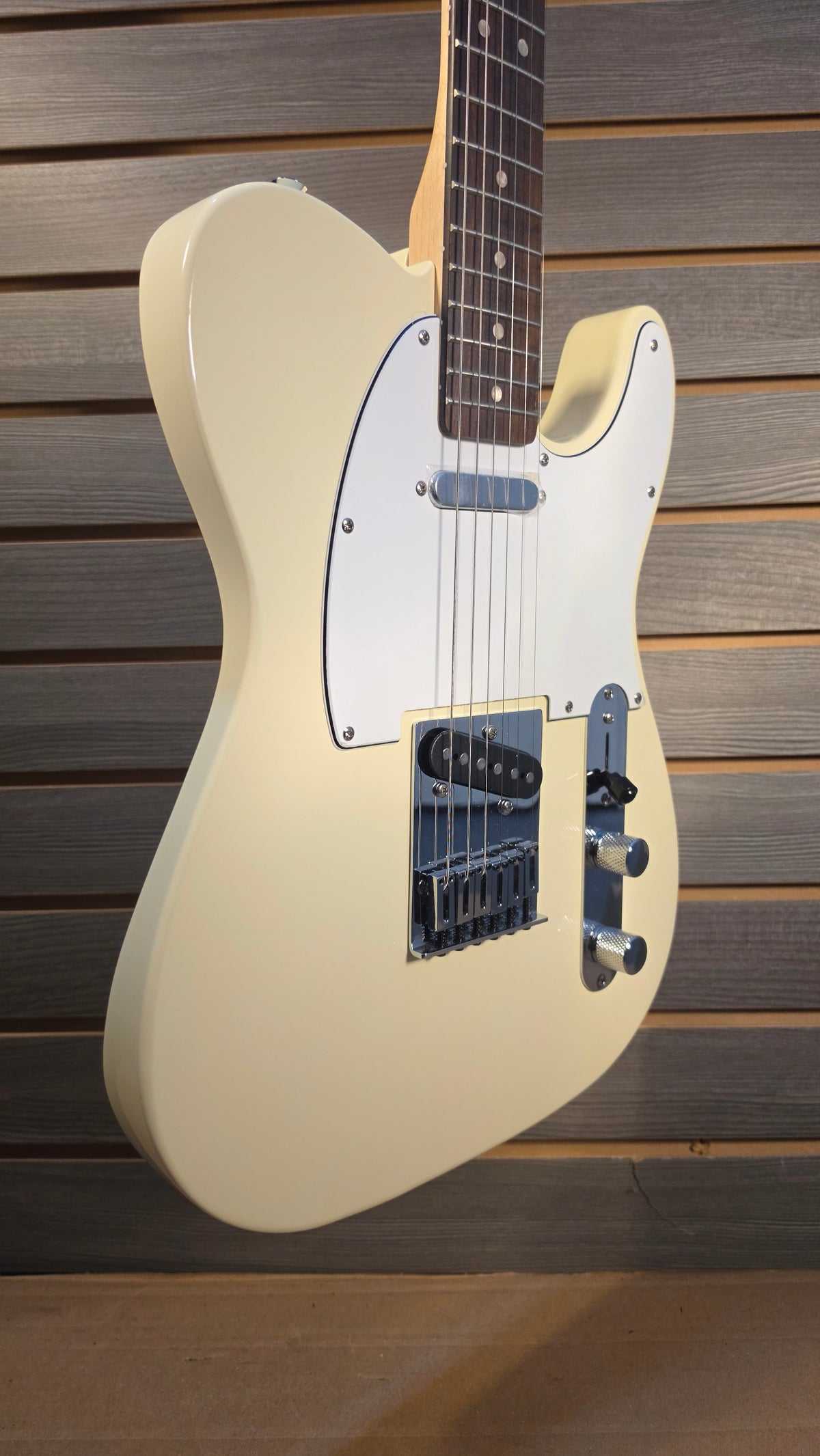 "USED" Fender Tele Squier AFF Olympic White