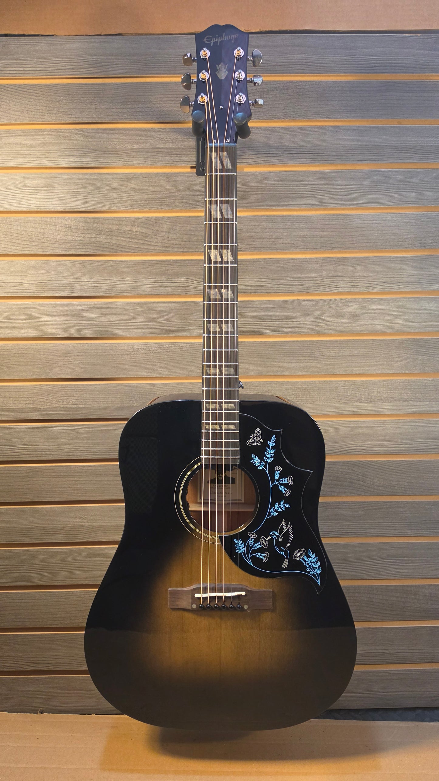Epiphone Hummingbird Eric Church Signature With Hard Case