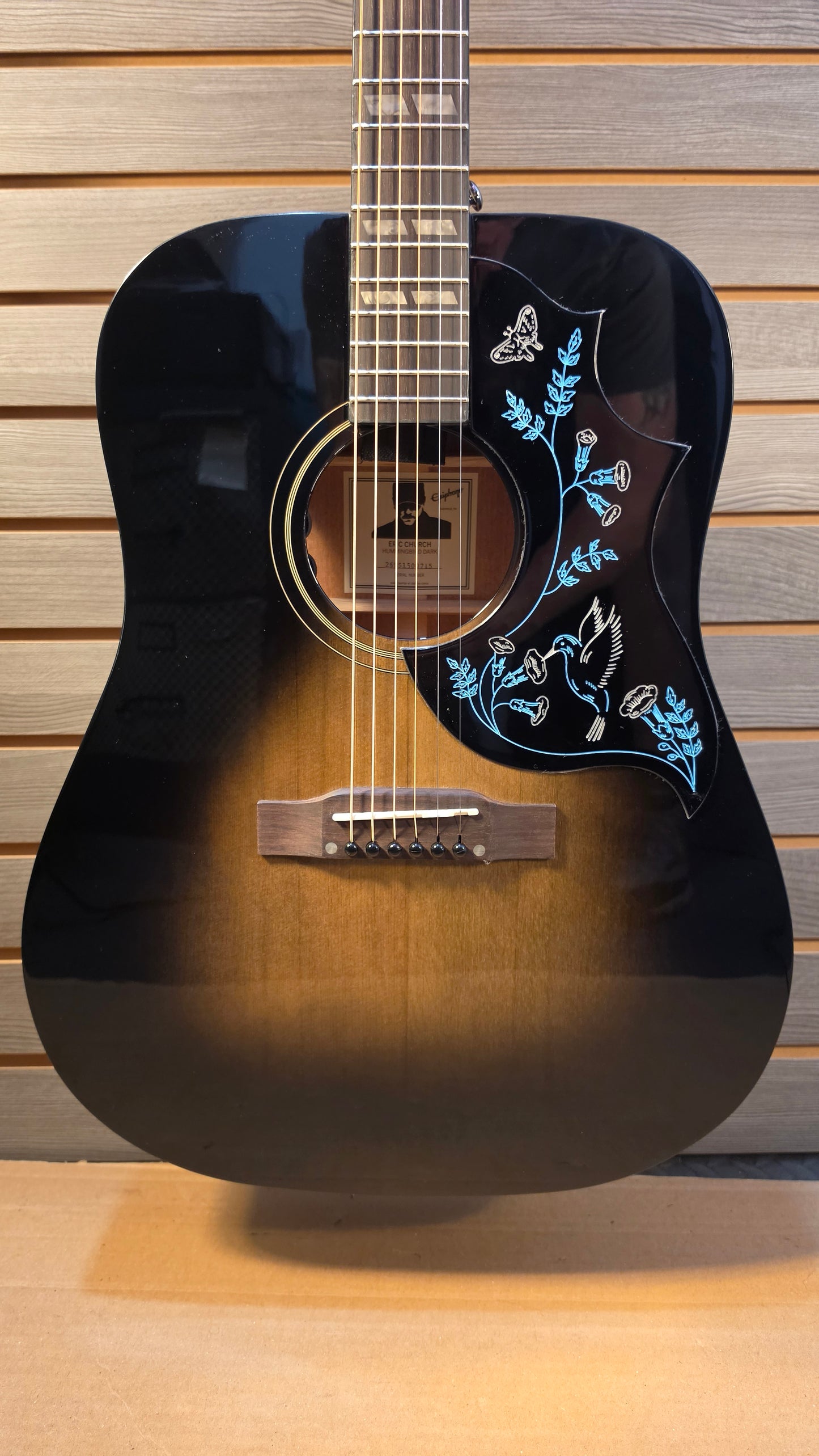 Epiphone Hummingbird Eric Church Signature With Hard Case