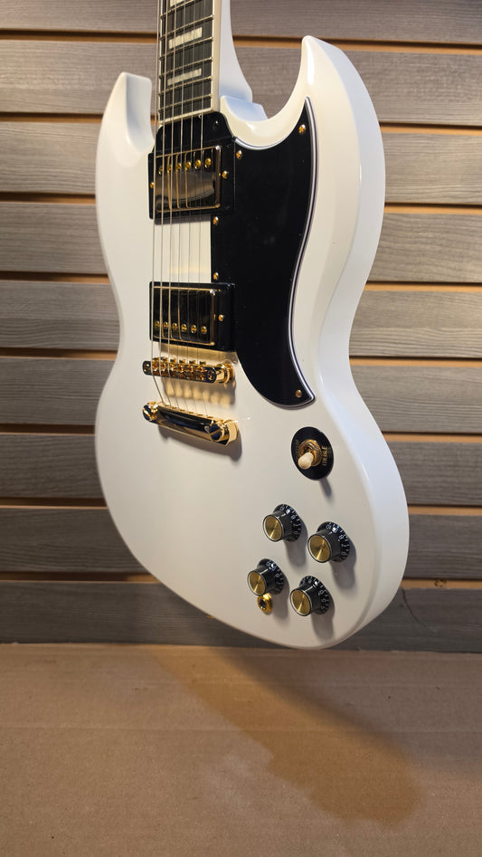 Epiphone SG Custom Electric Guitar Alpine White With Premium Gig Bag