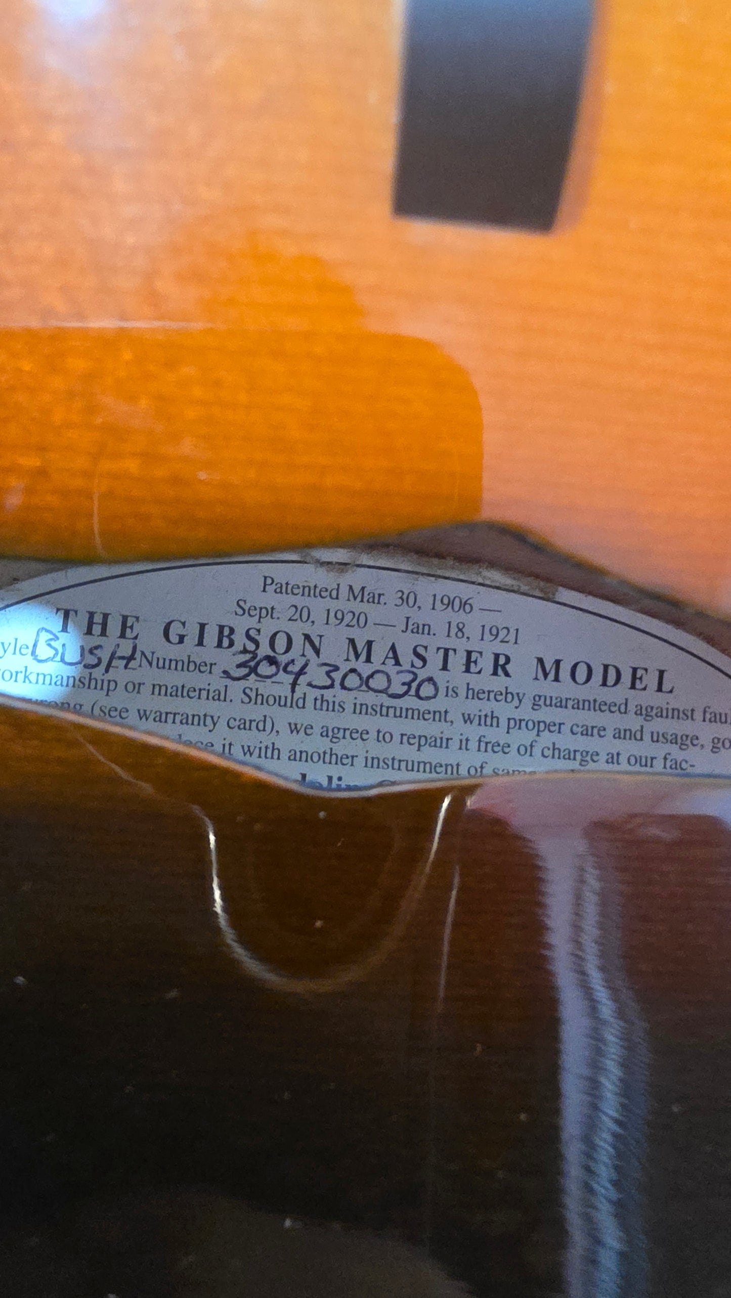 2003 Gibson Mandolin Sam Bush Model With Hardcase