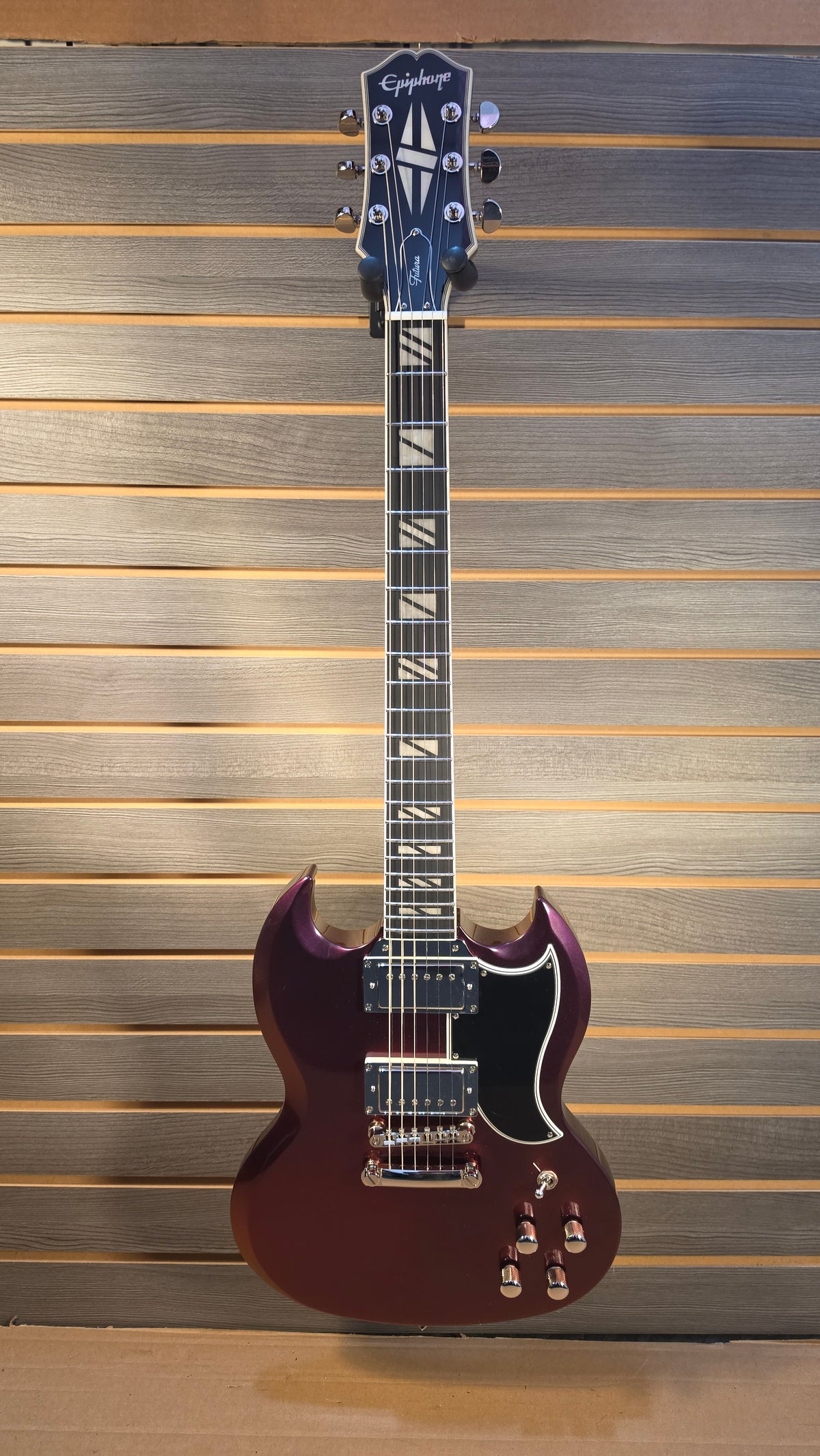 Epiphone Futura SG Custom Electric Guitar In Midnight Ember Shift