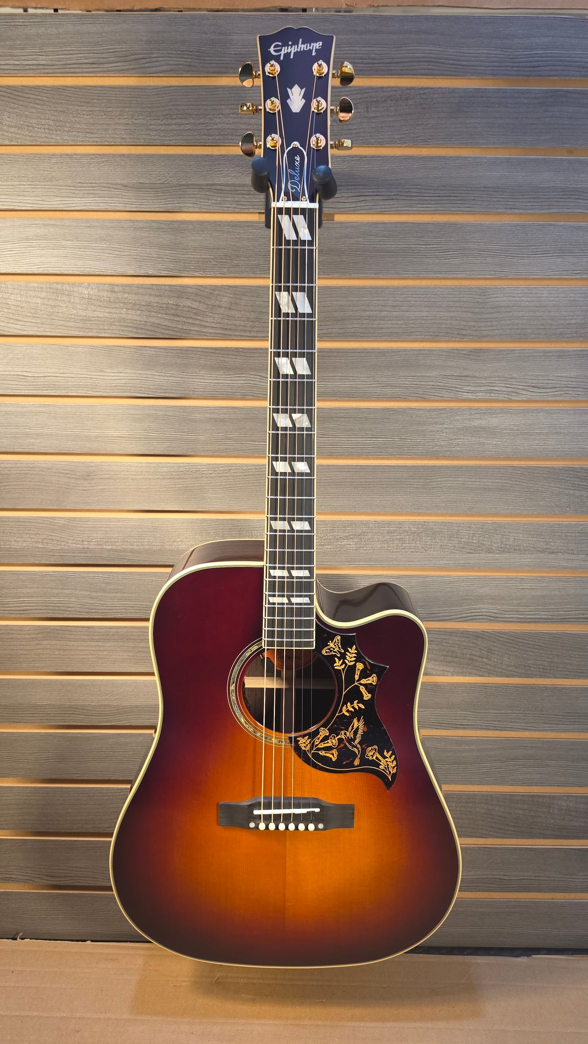 Epiphone IGC Hummingbird Deluxe EC, Autumn Burst S#0909