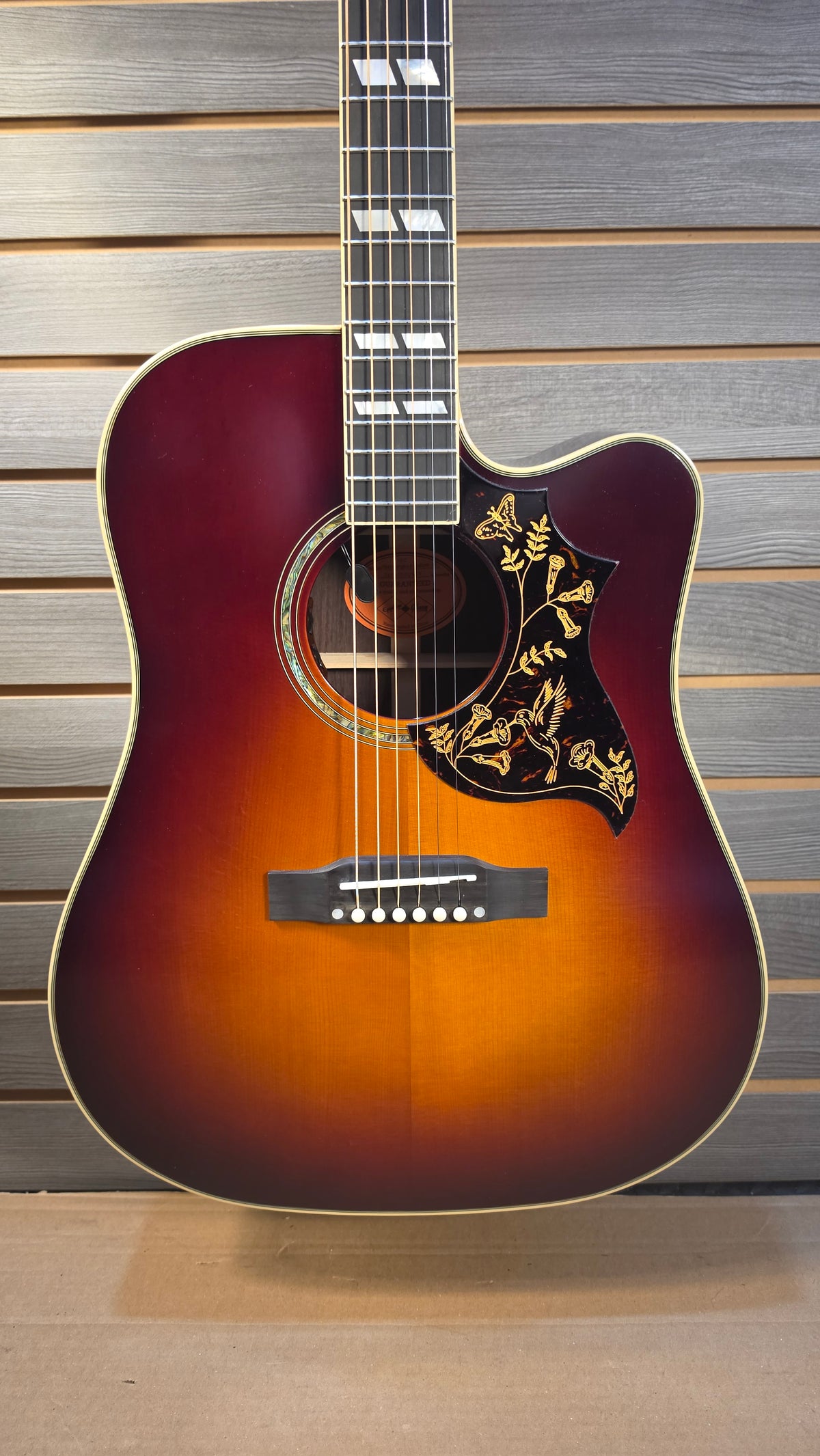 Epiphone IGC Hummingbird Deluxe EC, Autumn Burst S#0909