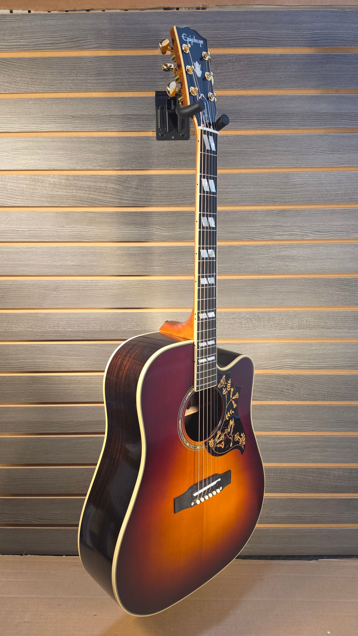 Epiphone IGC Hummingbird Deluxe EC, Autumn Burst S#0909