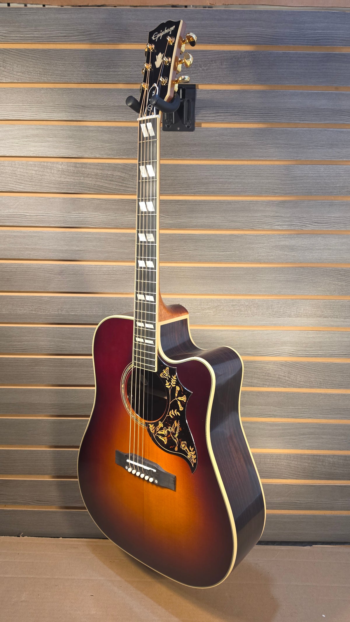 Epiphone IGC Hummingbird Deluxe EC, Autumn Burst S#0909