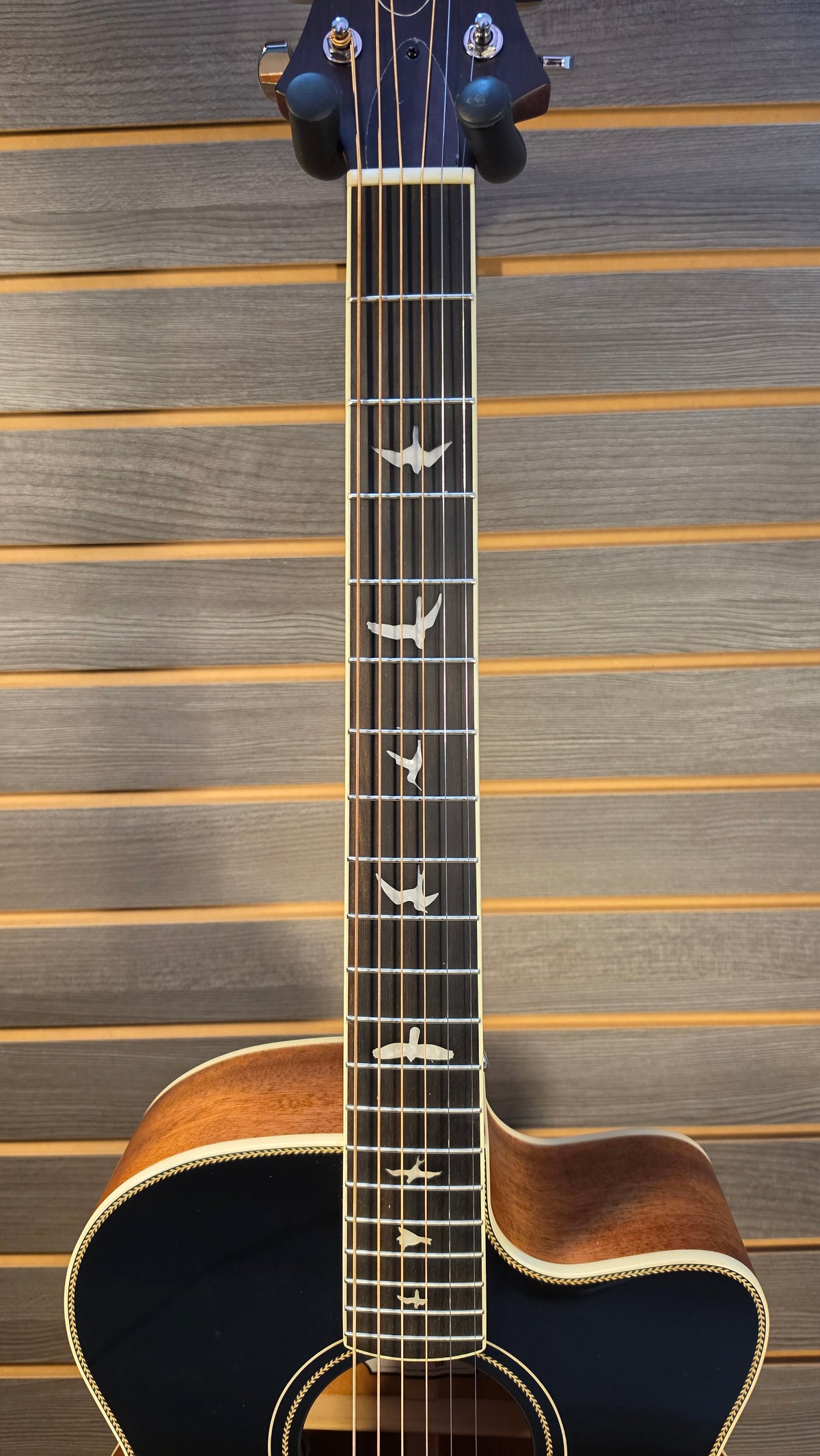 Used PRS SE A20E Cutaway Acoustic Electric Guitar Black