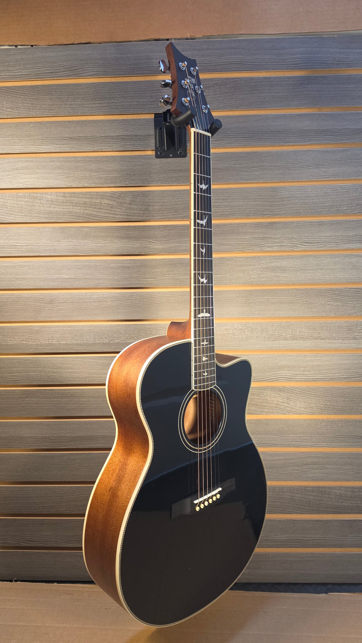 Used PRS SE A20E Cutaway Acoustic Electric Guitar Black