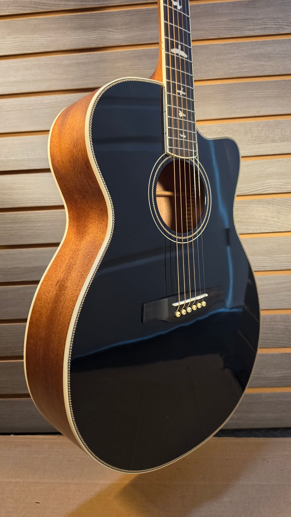 Used PRS SE A20E Cutaway Acoustic Electric Guitar Black