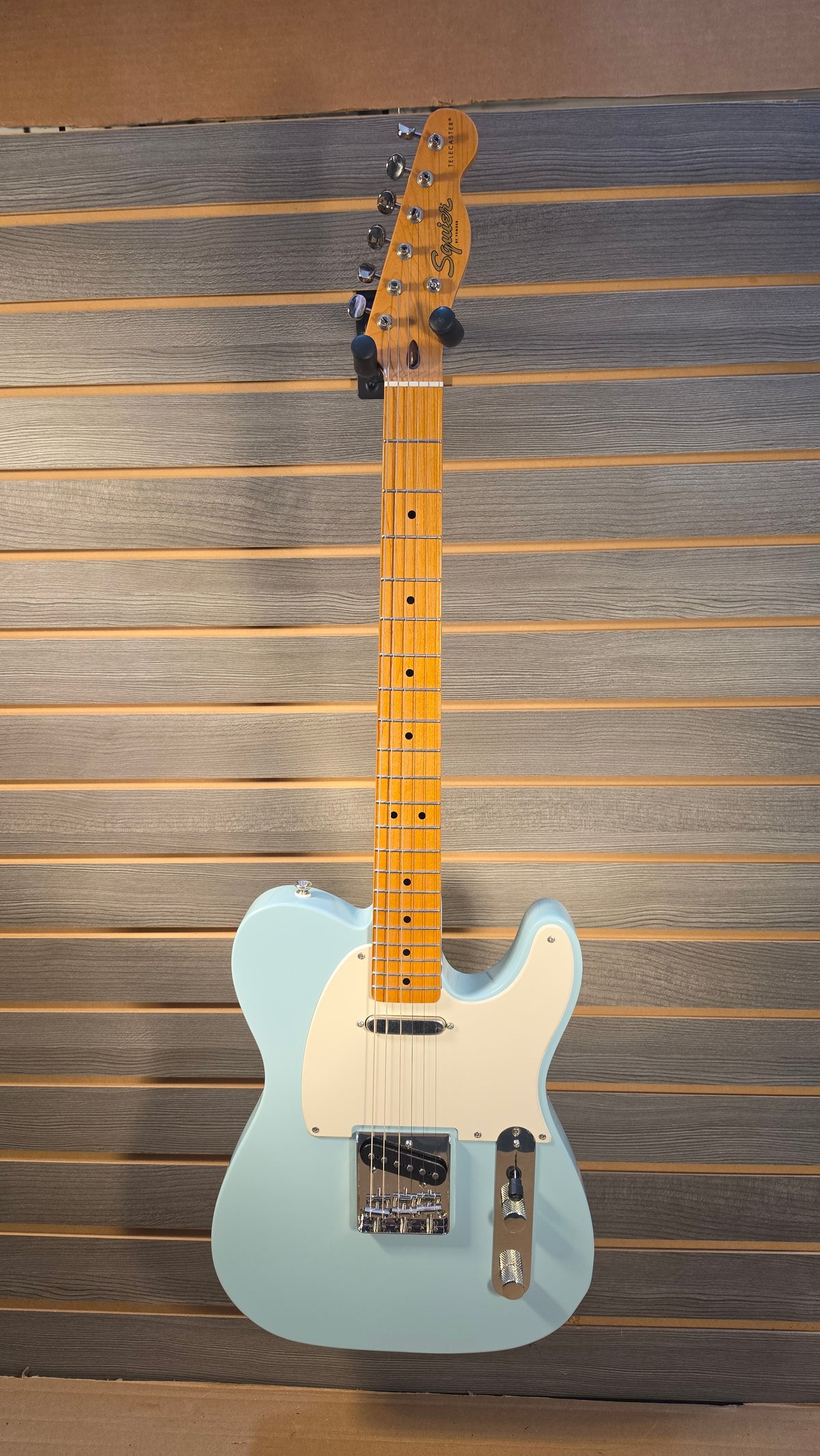 Used Squier Classic Vibe 50s Telecaster Electric Guitar Sonic Blue
