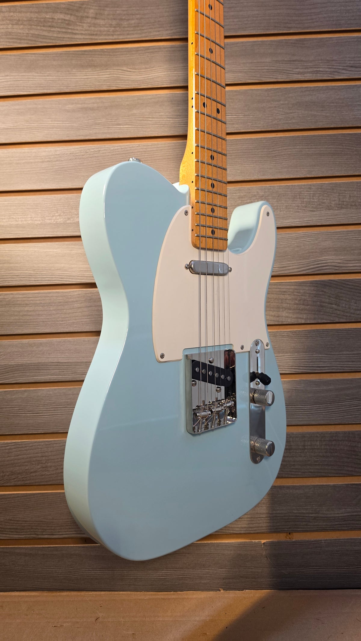 Used Squier Classic Vibe 50s Telecaster Electric Guitar Sonic Blue