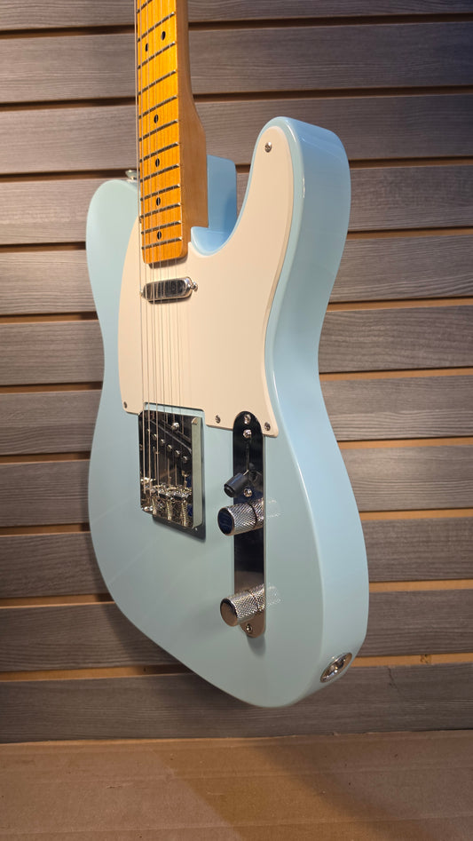 Used Squier Classic Vibe 50s Telecaster Electric Guitar Sonic Blue