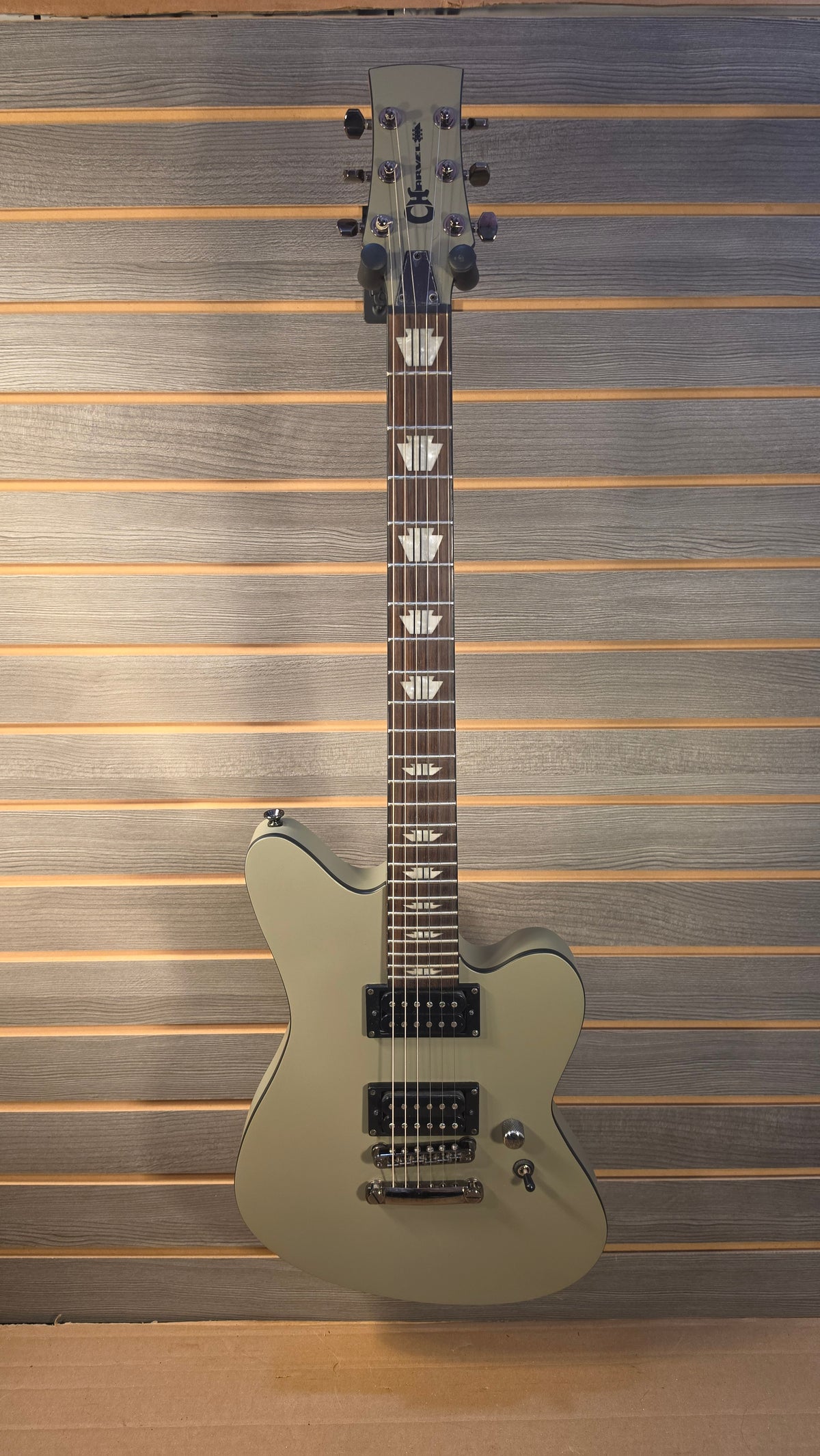 Used Charvel Demolition Model Olive Green