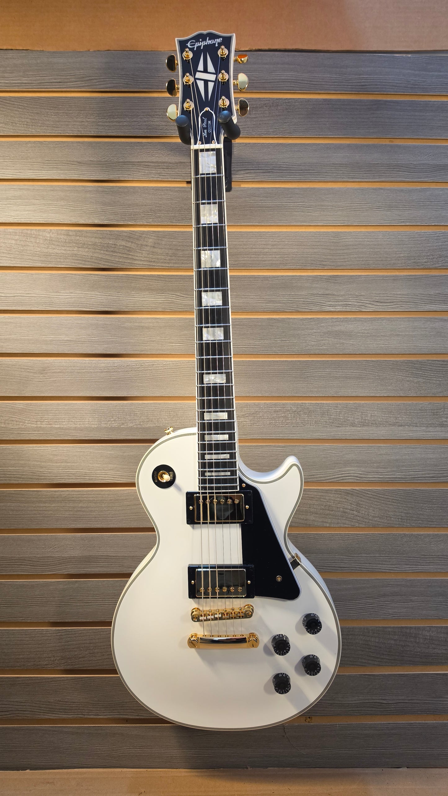 Epiphone Les Paul Custom White With Hard Case