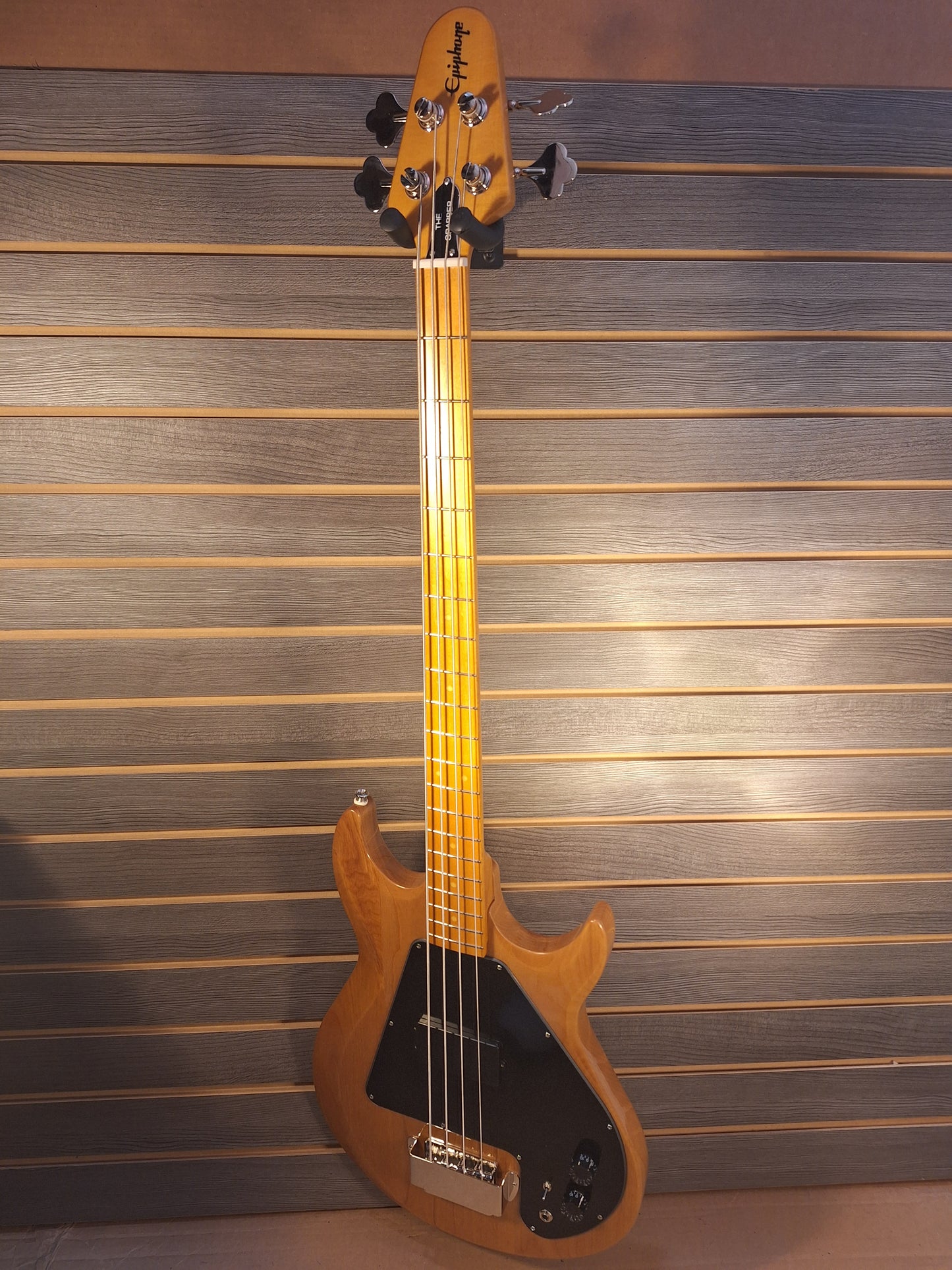 Epiphone Grabber Bass Natural With Premium Gig Bag
