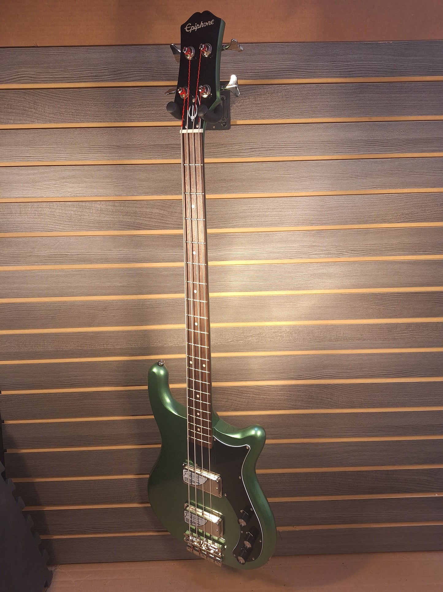 Epiphone Embassy Bass Guitar Wanderlust Green Metallic