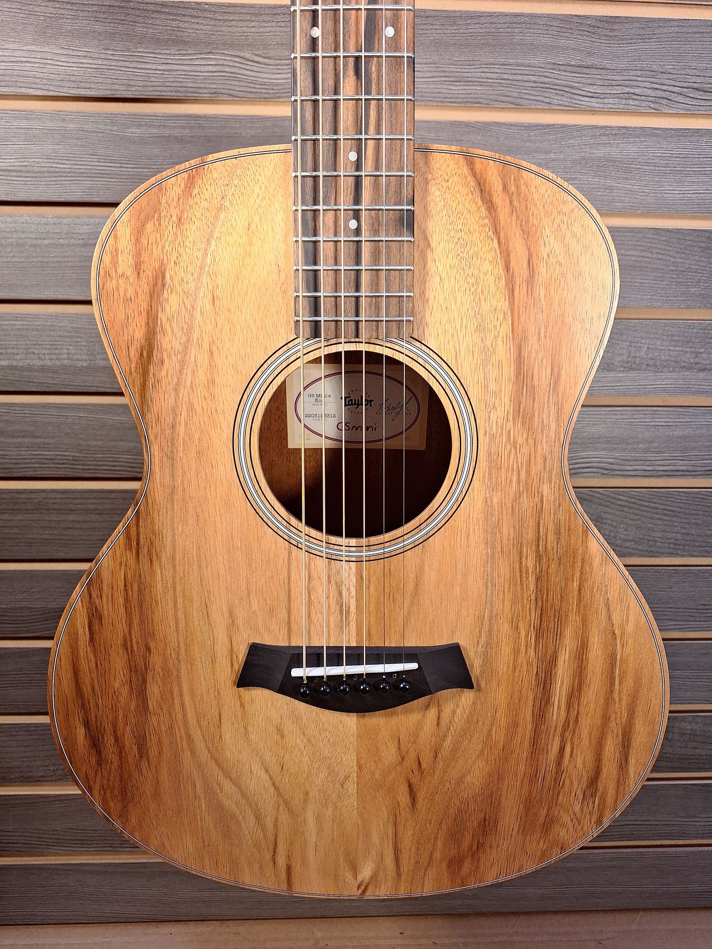 Taylor GS Mini-e Koa Electric/Acoustic Guitar