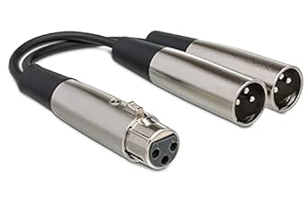 Hosa Y Cable XLR3F To XLR3M YXM-121