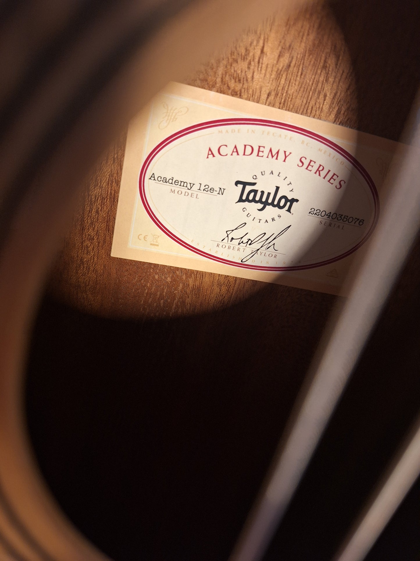 Taylor 12e-N  Academy Acoustic/Electric Guitar